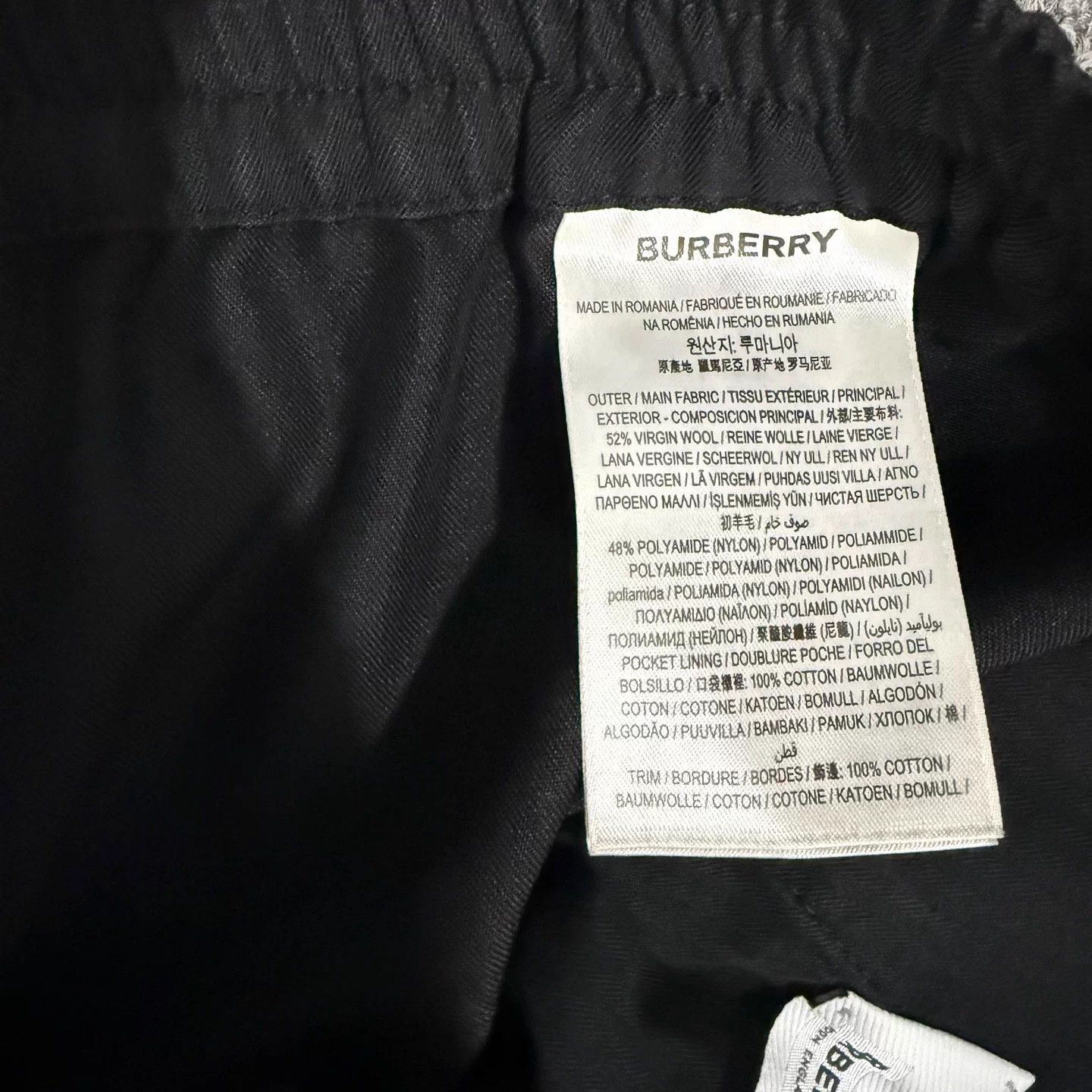 Burberry Burberry Black Classic Side Stripe 52 99 New Pants Size US 36 / EU 52 - 4 Thumbnail