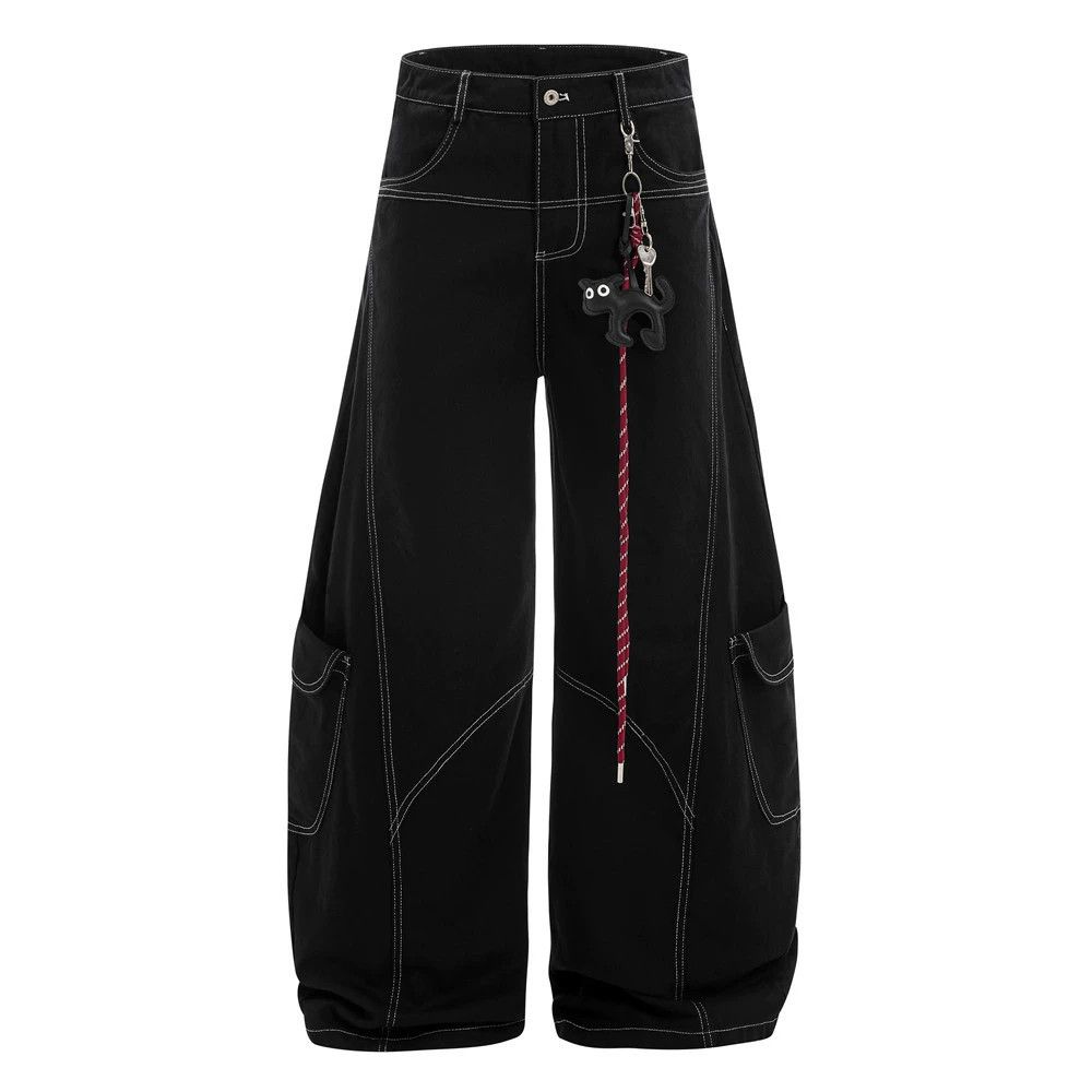 Jean Men's high street loose silhouette machete work trousers Size US 32 / EU 48 - 1 Thumbnail