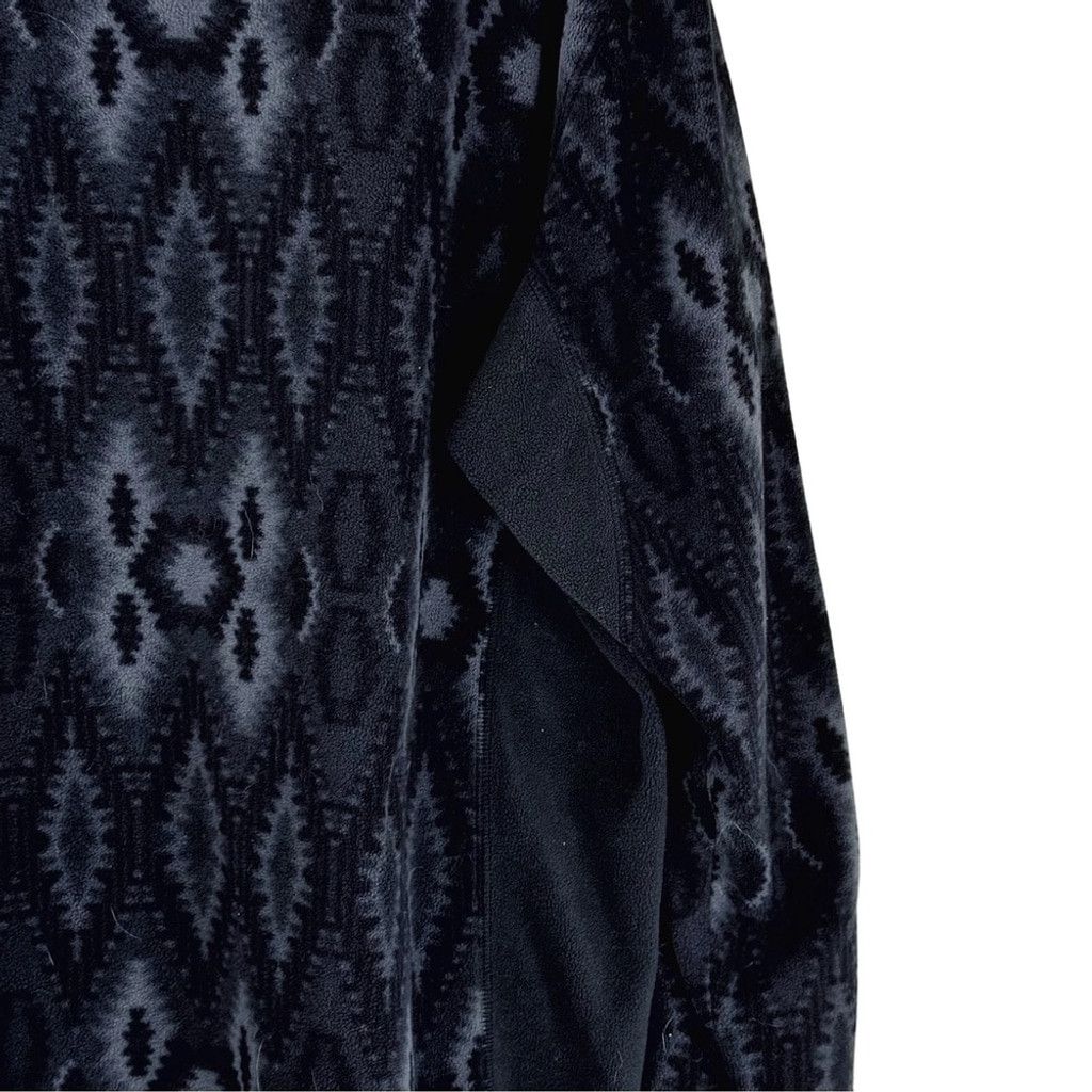 Columbia COLUMBIA Men's Black/Grey 1/4 Zip Fleece Snowflake Design L Size US L / EU 52-54 / 3 - 6 Thumbnail