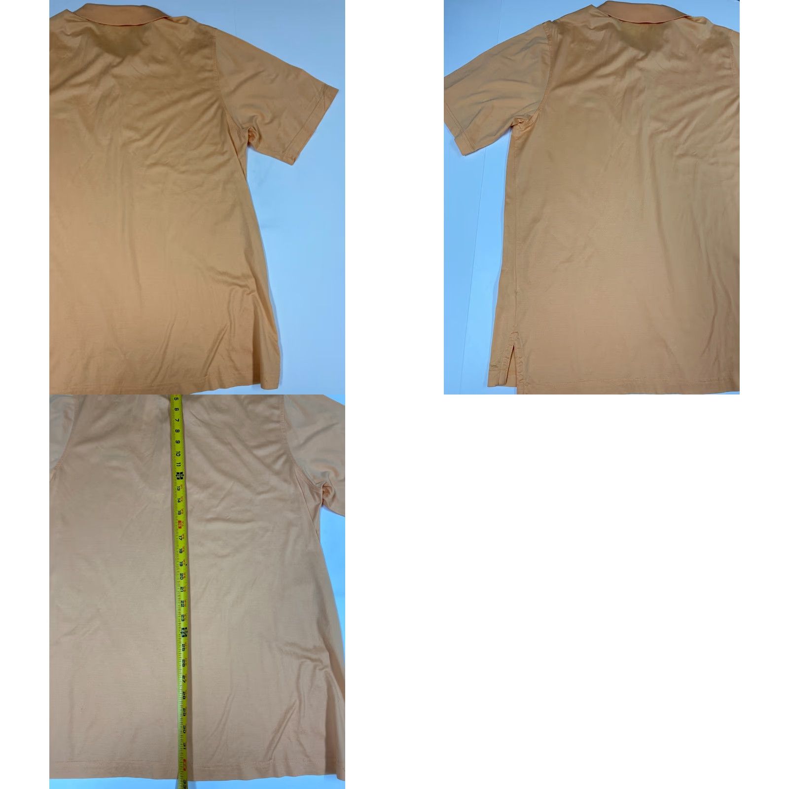 Vintage Fairway & Greene Polo Shirt Short Sleeve Mens L Peach Logo Golf Brethable Striped N/A Size US L / EU 52-54 / 3 - 8 Thumbnail