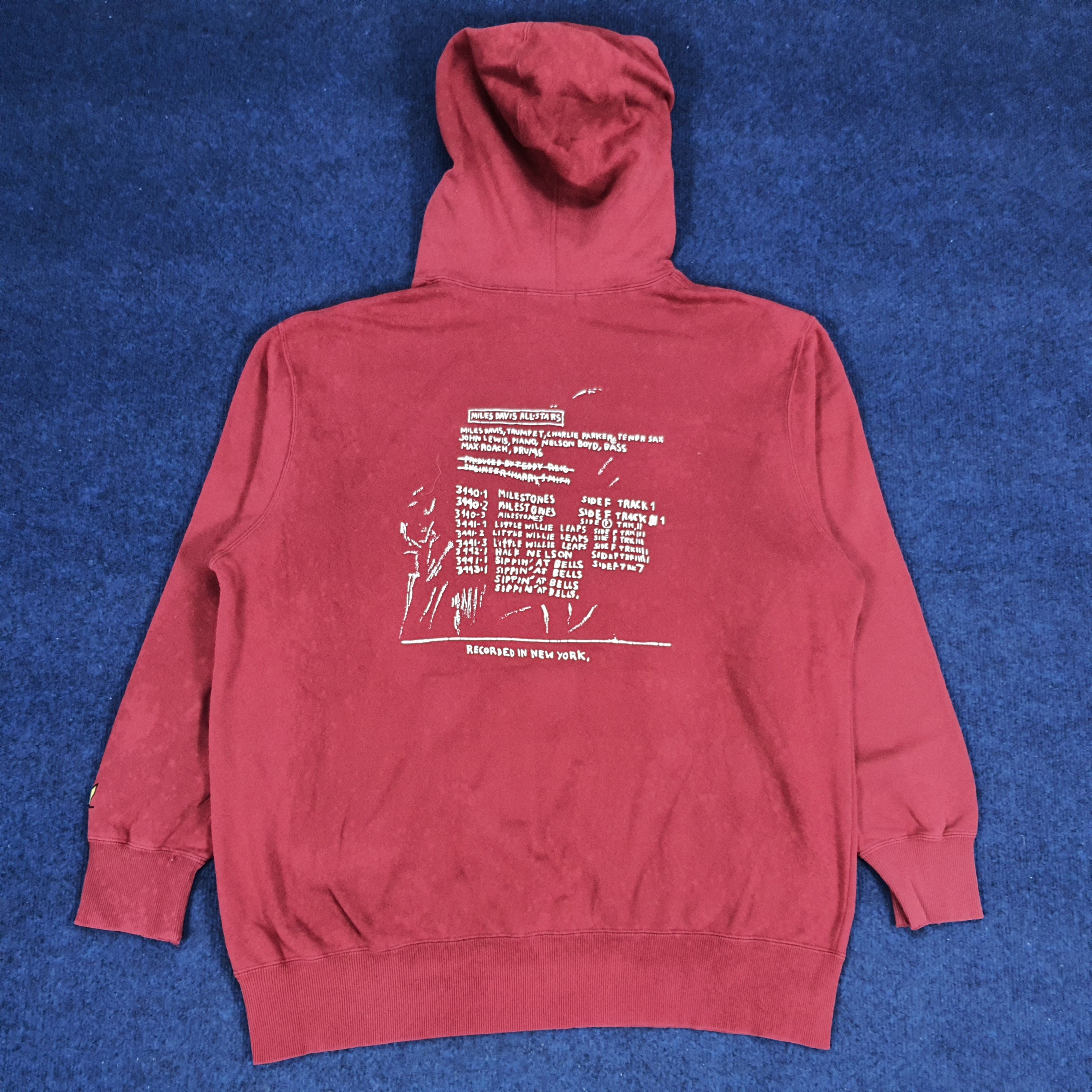 Jean-Michel Basquiat × Vintage Vintage Jean Michel Basquiat Streetwear Designer Hoodie Size US XL / EU 56 / 4 - 3 Thumbnail