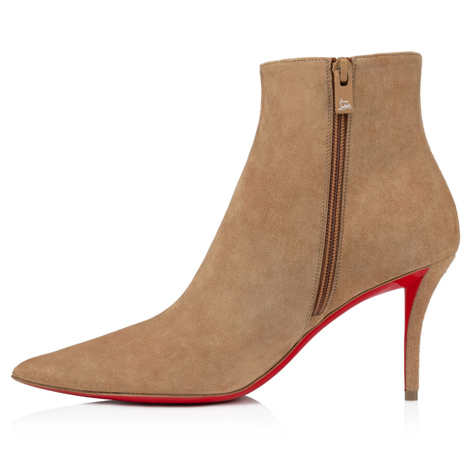 Christian Louboutin Christian Louboutin So Apostropha Booty 80 Beige Suede Size US 8.5 / IT 38.5 - 9 Thumbnail