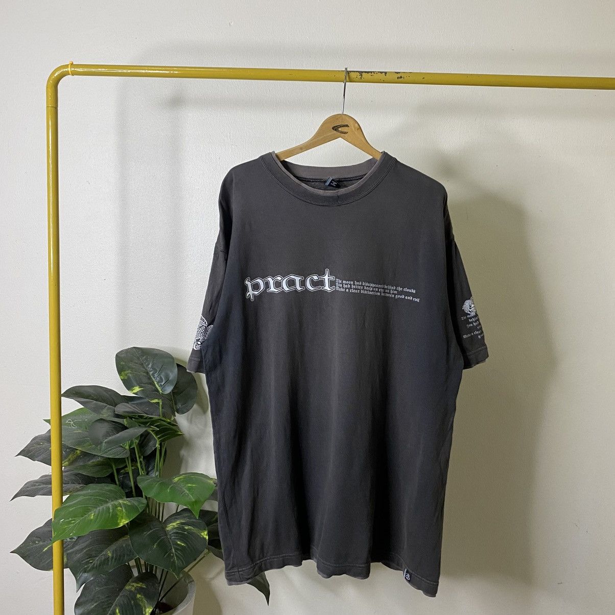 If Six Was Nine Pract Wild Poems Japanese Cyber Gothic Punk Grunge LGB Emo T Size US XXL / EU 58 / 5 - 7 Thumbnail