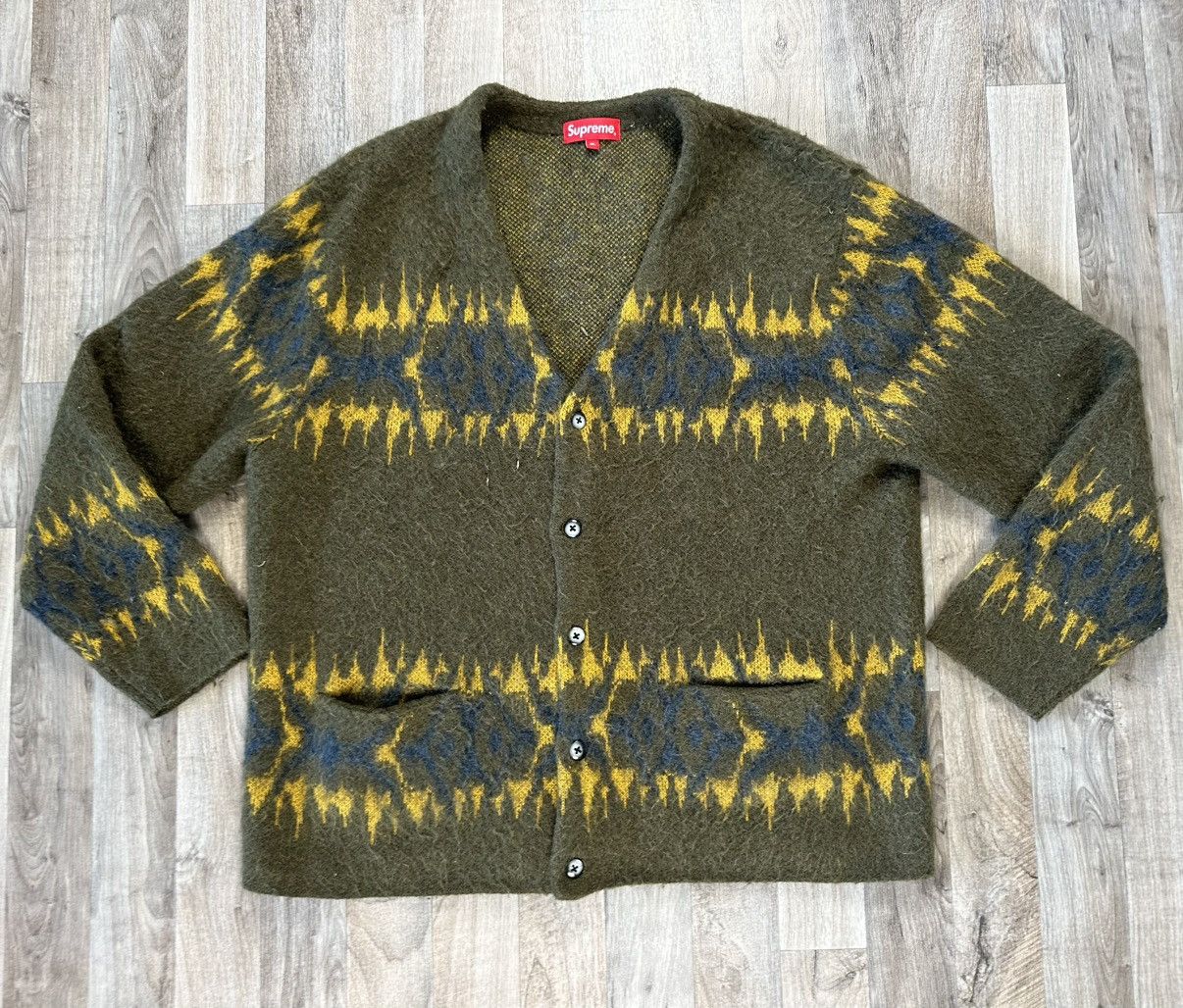 Supreme Supreme Micro Stripe Cardigan | Grailed