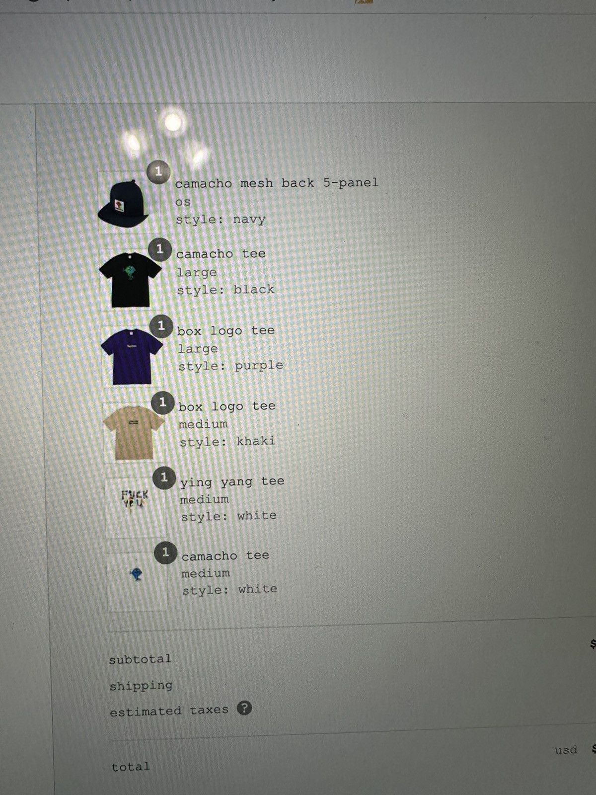 Supreme Supreme Tee White size Medium camacho Size US M / EU 48-50 / 2 - 2 Thumbnail
