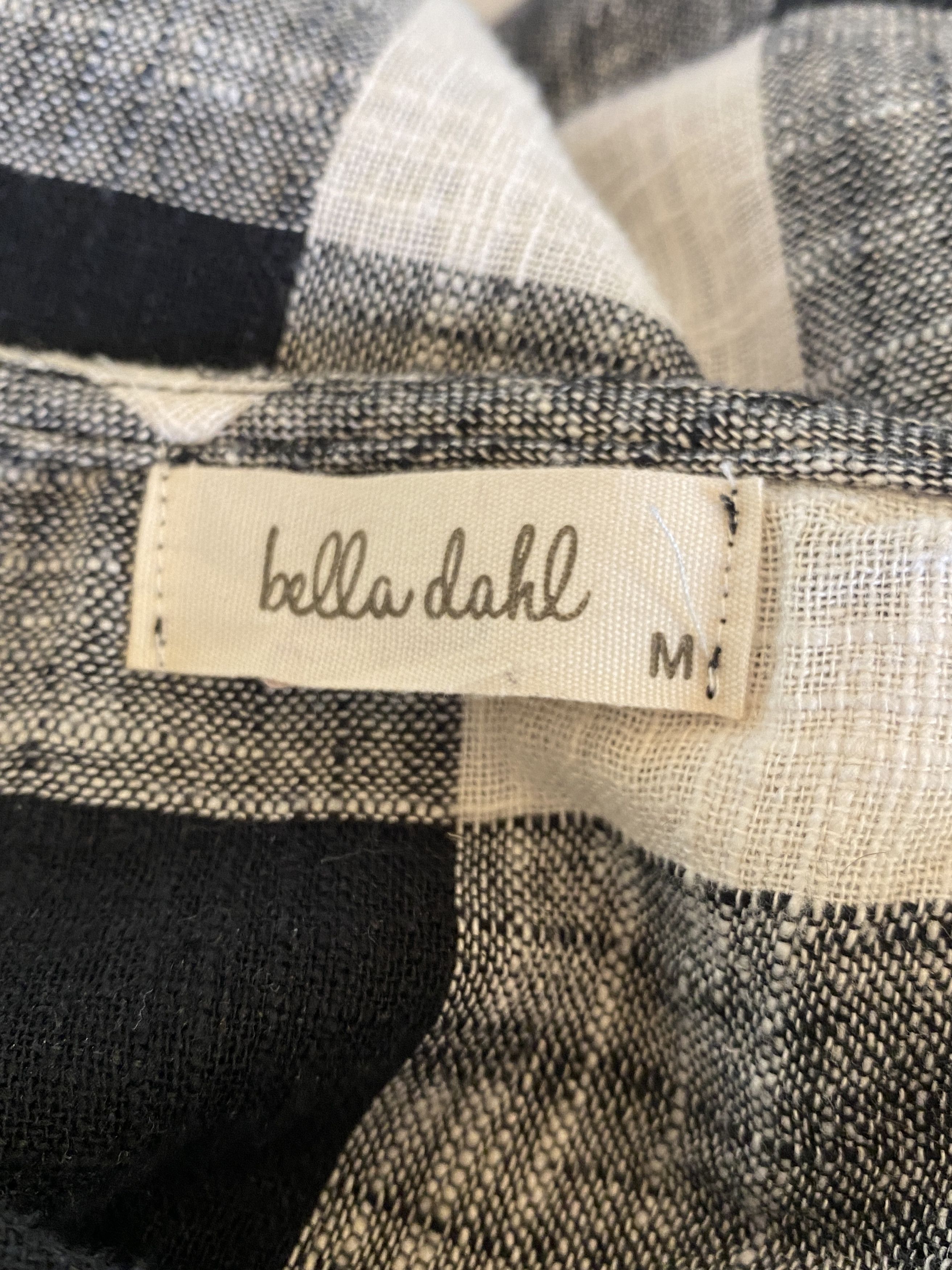 Bella Dahl Bella Dahl Black & White Checkered Tunic Size M / US 6-8 / IT 42-44 - 4 Thumbnail