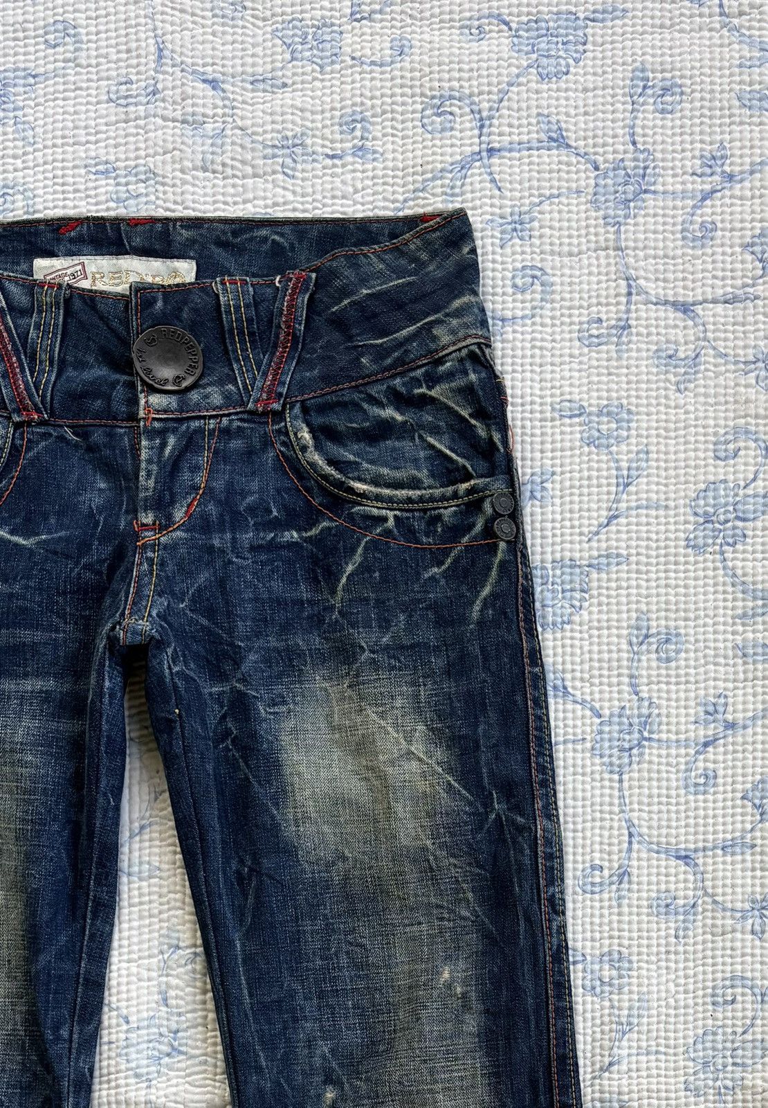 Vintage Red Pepper Streetwear Jeans Flared Denim Size US 28 / EU 44 - 6 Thumbnail