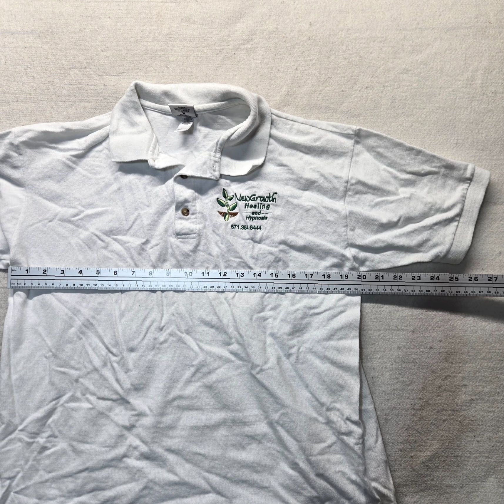 Vintage Nike Shirt White Polo Short Sleeve Adult Men's L Large Size US L / EU 52-54 / 3 - 5 Thumbnail