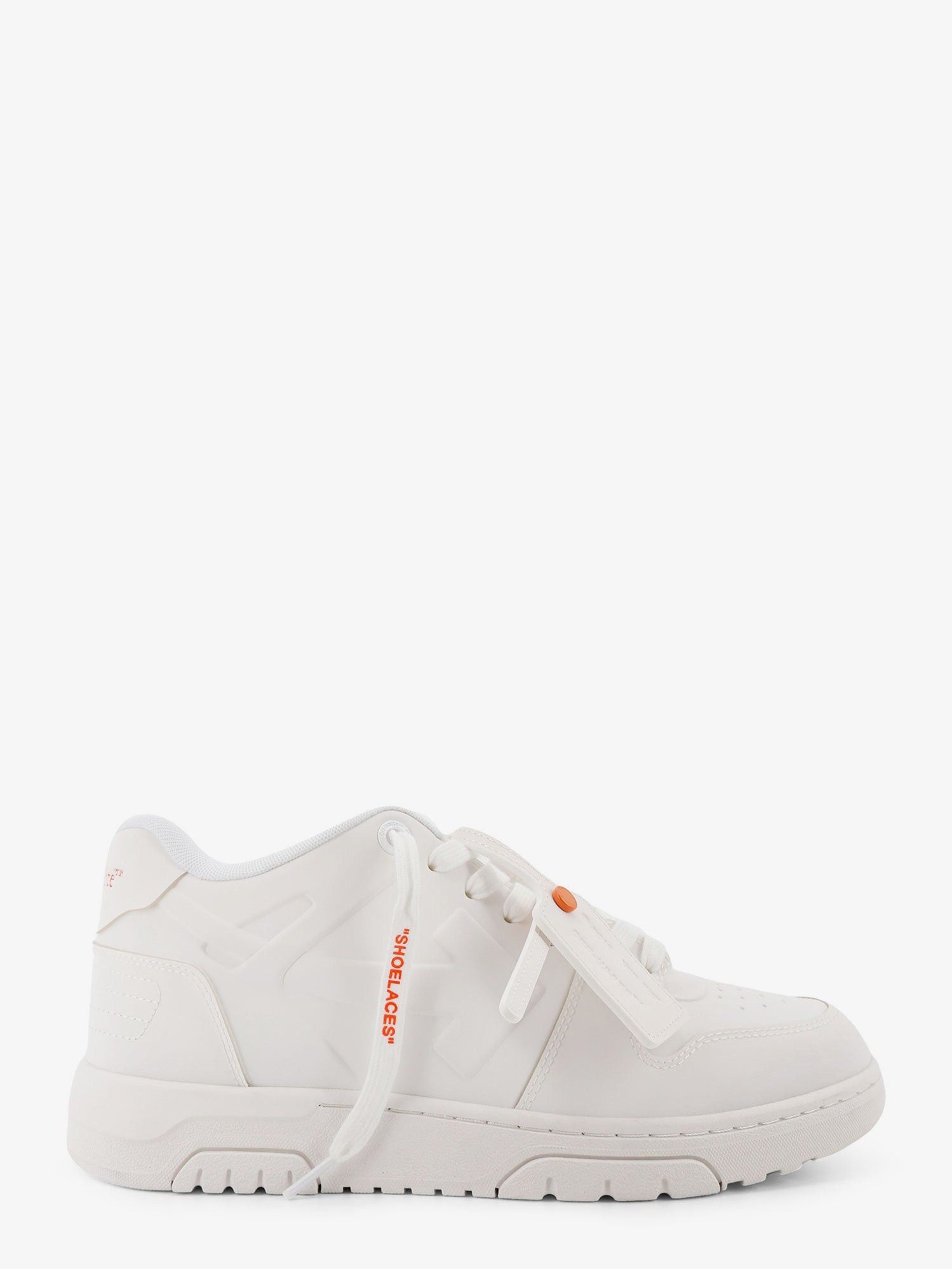 Off-White Out Of Office Molded Leather Sneakers Size US 7 / EU 40 - 1 Thumbnail