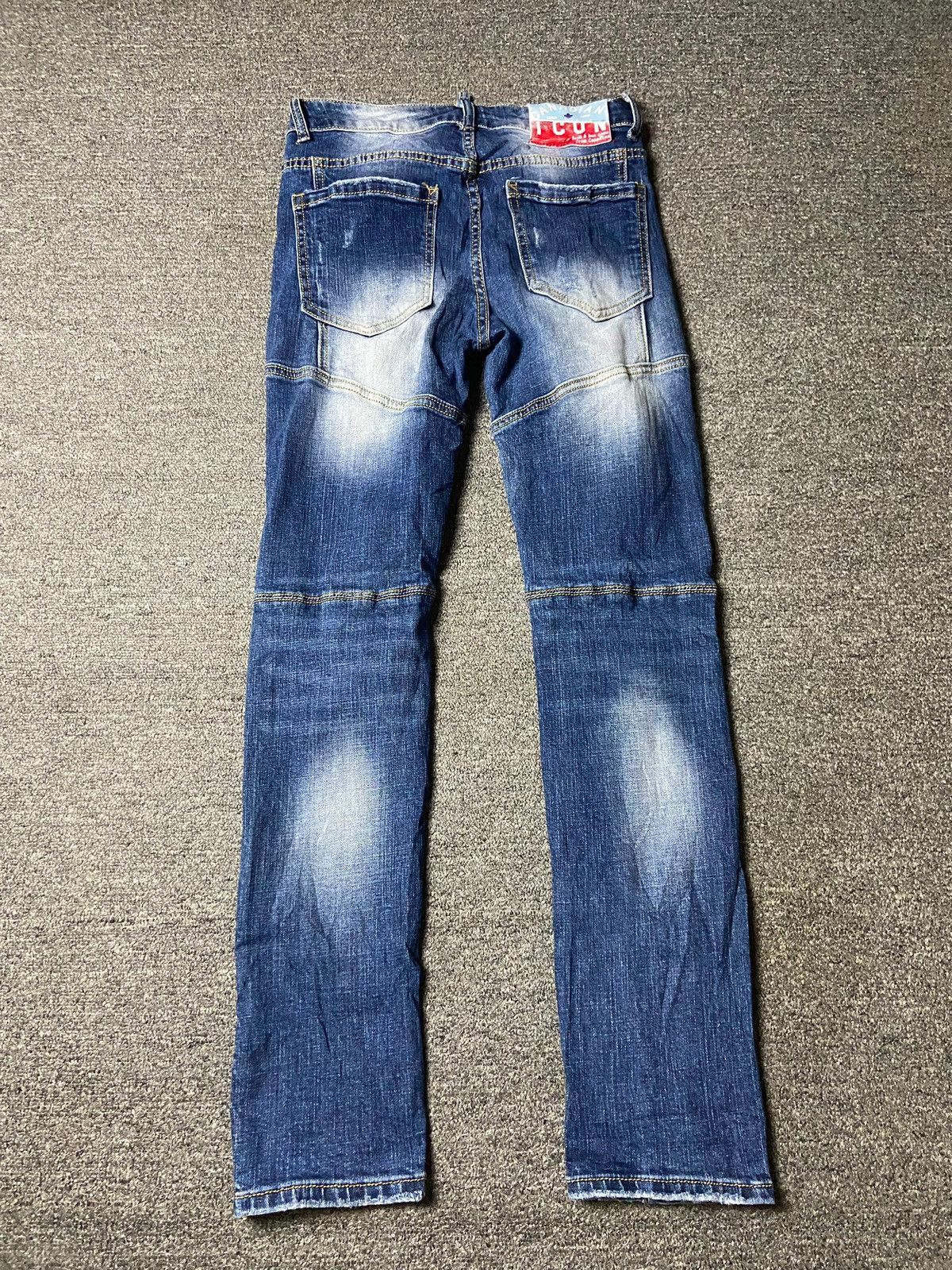 Dsquared2 Dsquared2 Canadian Distressed Ripped Skinny Jeans (171) Size US 28 / EU 44 - 2 Thumbnail
