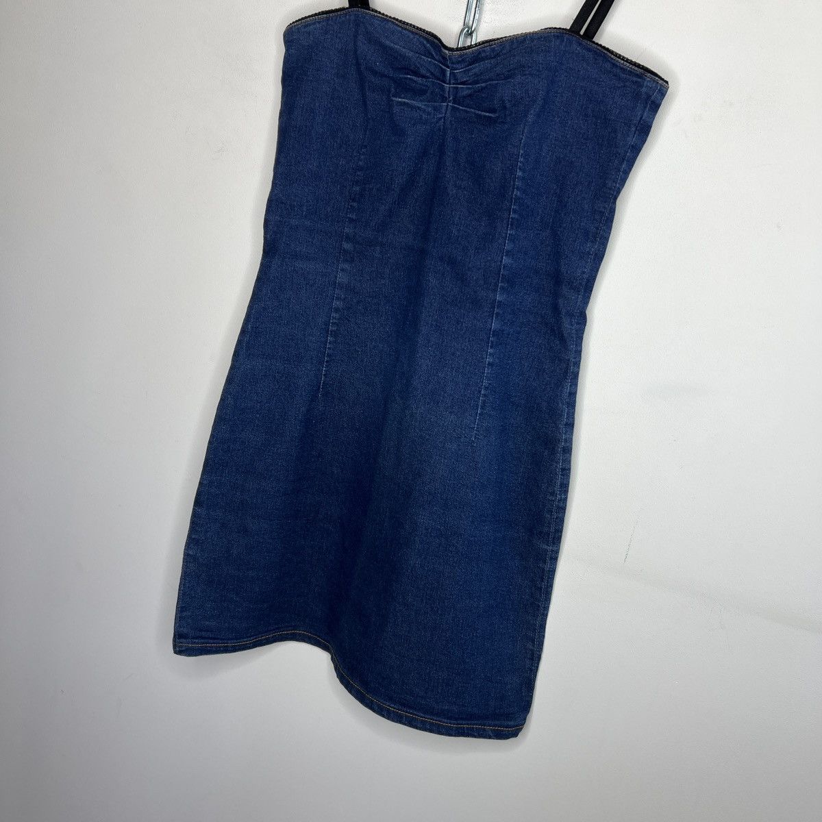 Dolce & Gabbana Dolce Gabbana D&G Mini Denim Dress Small Y2K Coquette Size S / US 4 / IT 40 - 3 Thumbnail