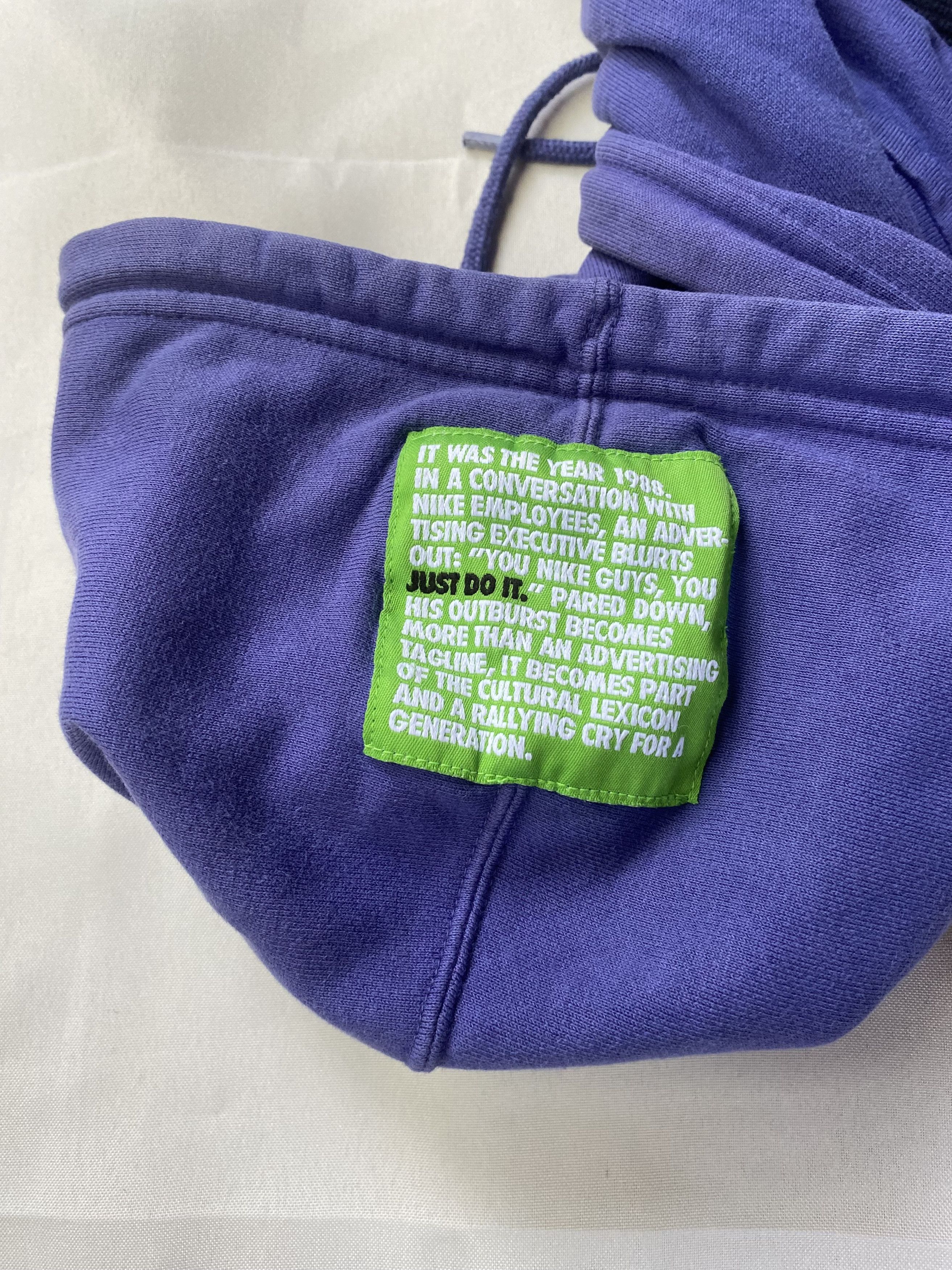 Designer × Nike ( SOLD ) 1 OF 1 REWORKED Y2K NIKE JDI HOODIE Size US XL / EU 56 / 4 - 8 Thumbnail