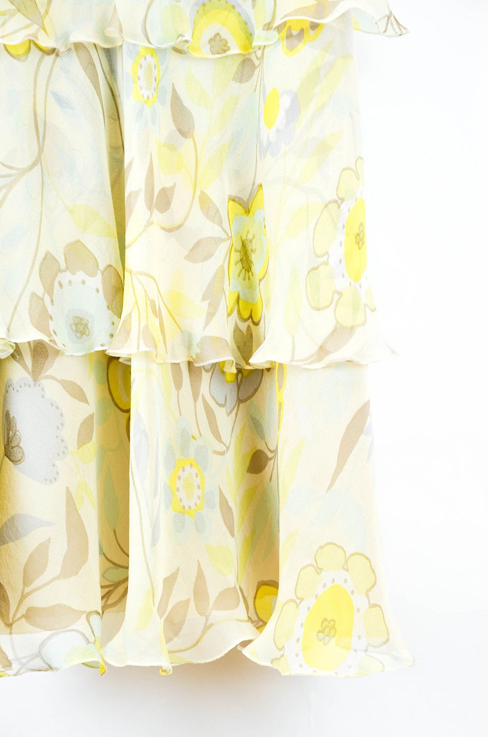 Missoni Missoni Floral Silk Tiered Dress – Size IT 40 (US 4) Size S / US 4 / IT 40 - 3 Thumbnail