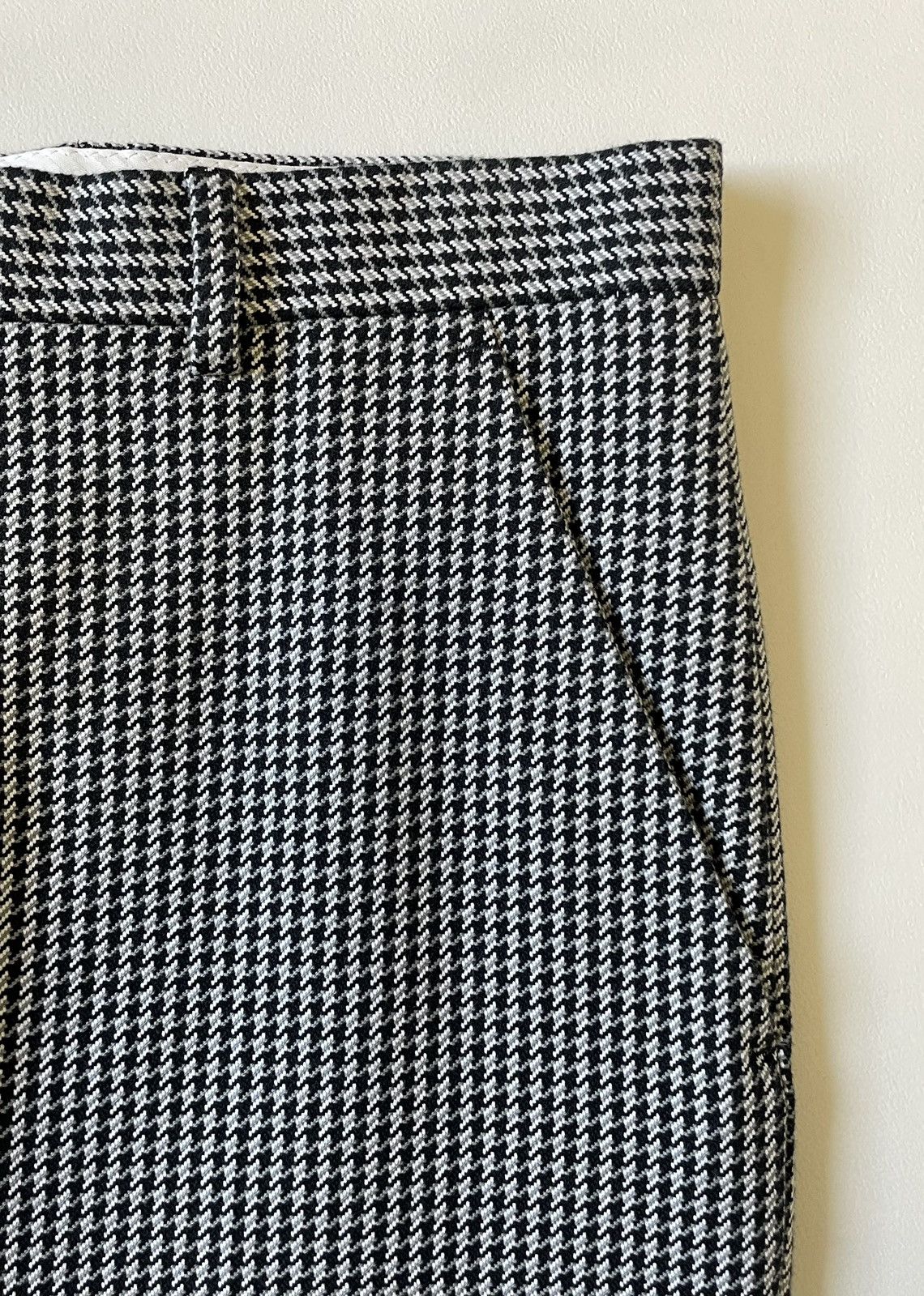 Martine Rose Houndstooth Check Cotton Panelled Trousers Size US 32 / EU 48 - 6 Thumbnail