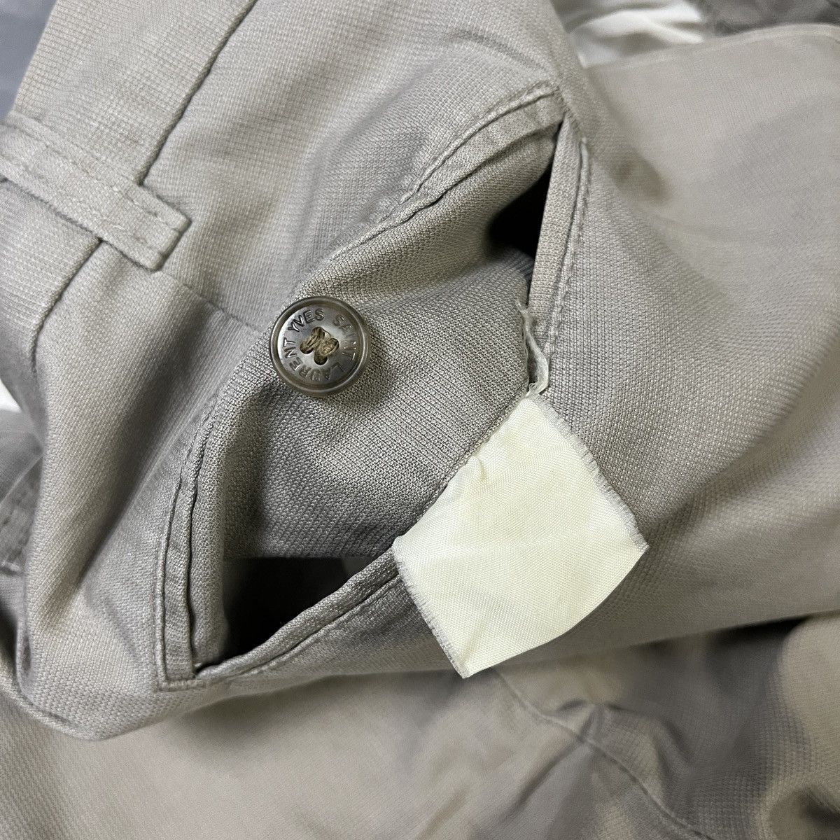 Yves Saint Laurent 2000s Yves Saint Laurent Pleated Trousers – Classic Designer Size US 34 / EU 50 - 10 Thumbnail