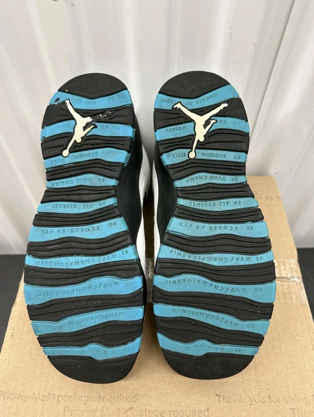 Jordan Brand Nike Air Jordan Retro 10 GS Powder Blue 2014 Size 7Y Size US 7 / EU 40 - 6 Thumbnail