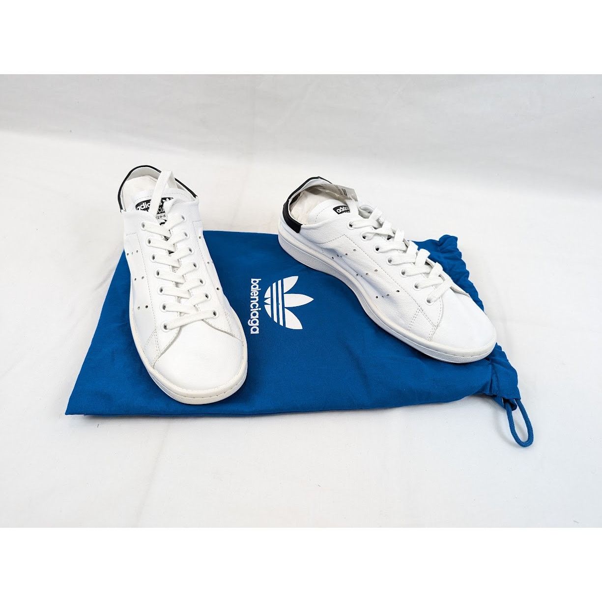 Adidas × Balenciaga o1rshd1 Stan Smith Low-Top Sneakers in Black/White Size US 8 / EU 41 - 21 Thumbnail