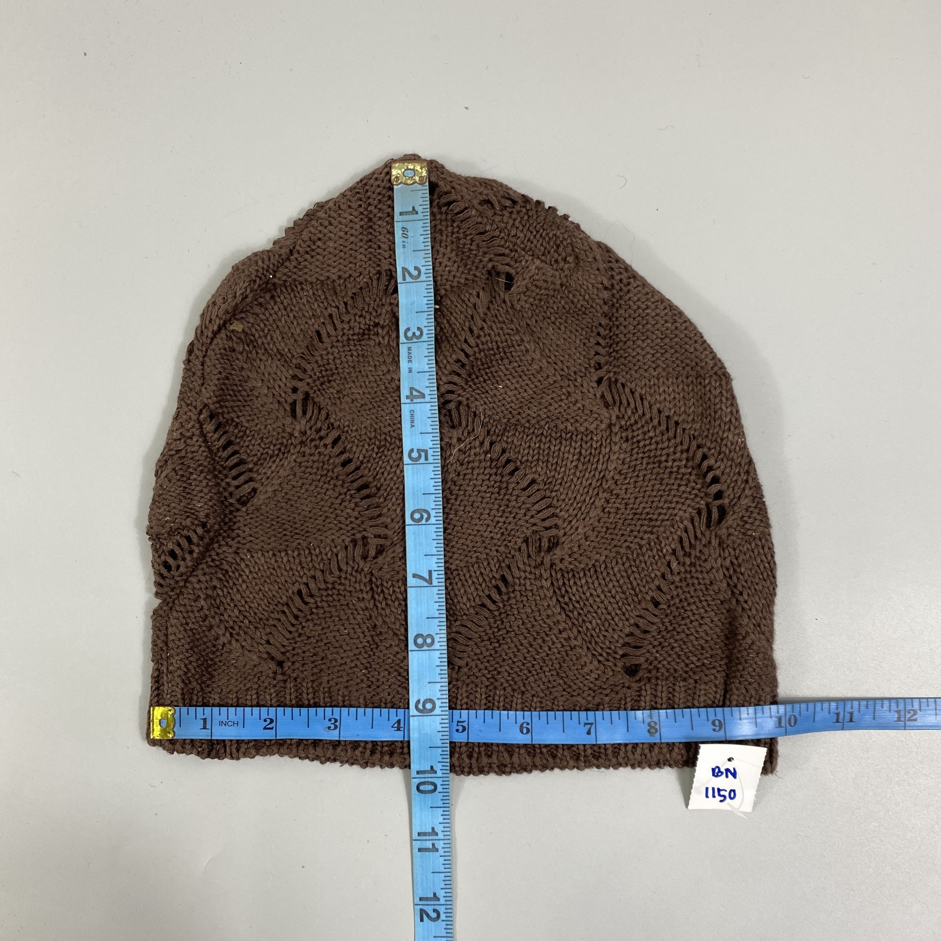 Japanese Brand Knit Pattern Slouchy Beanie Hats -BN1150 Size ONE SIZE - 5 Thumbnail