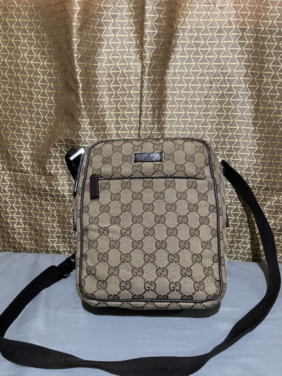 Gucci Gucci GG Beige Brown Shoulder Bag Size ONE SIZE - 1 Thumbnail