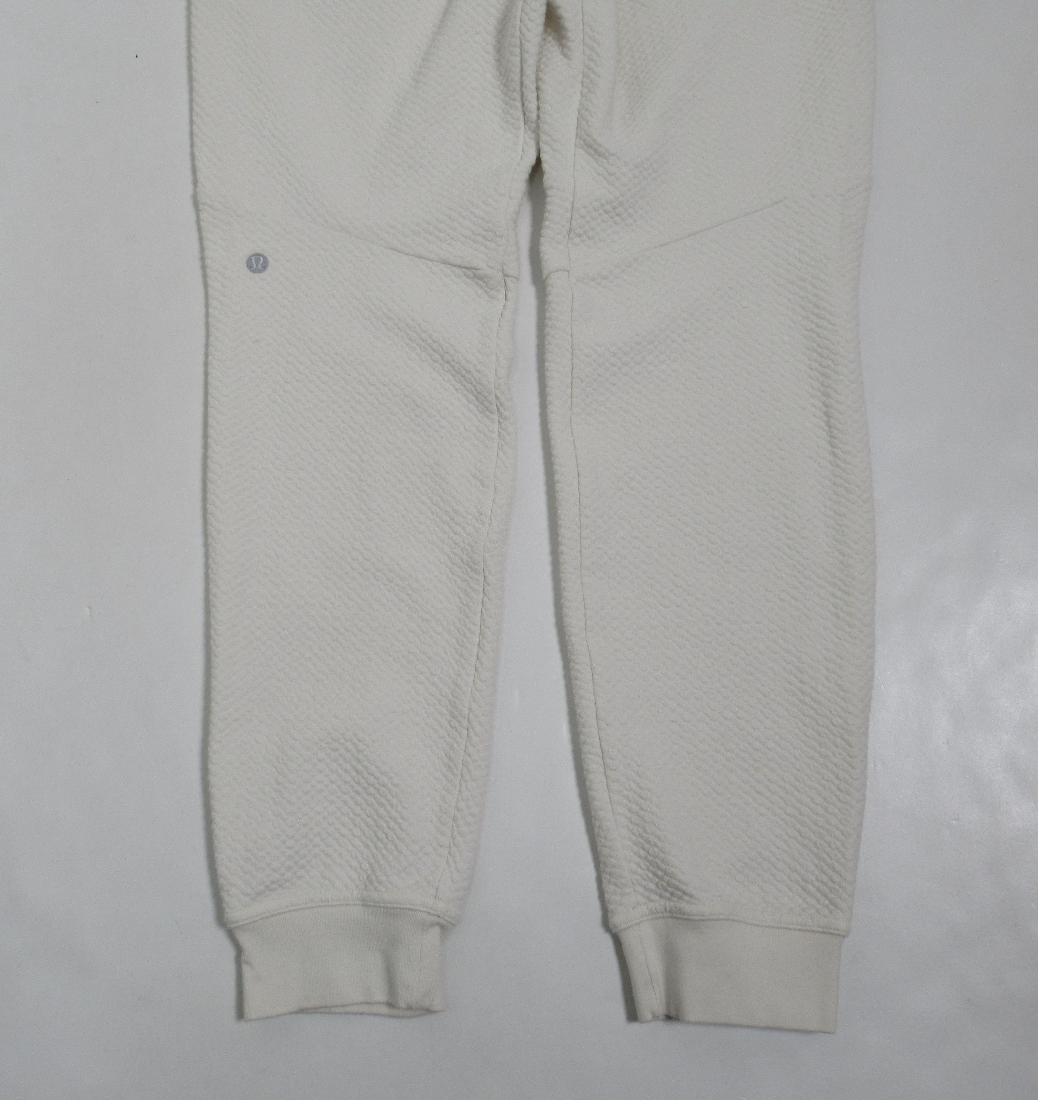 Lululemon Lululemon Men's At Ease Jogger Heathered Light Ivory / White Size US 28 / EU 44 - 10 Thumbnail