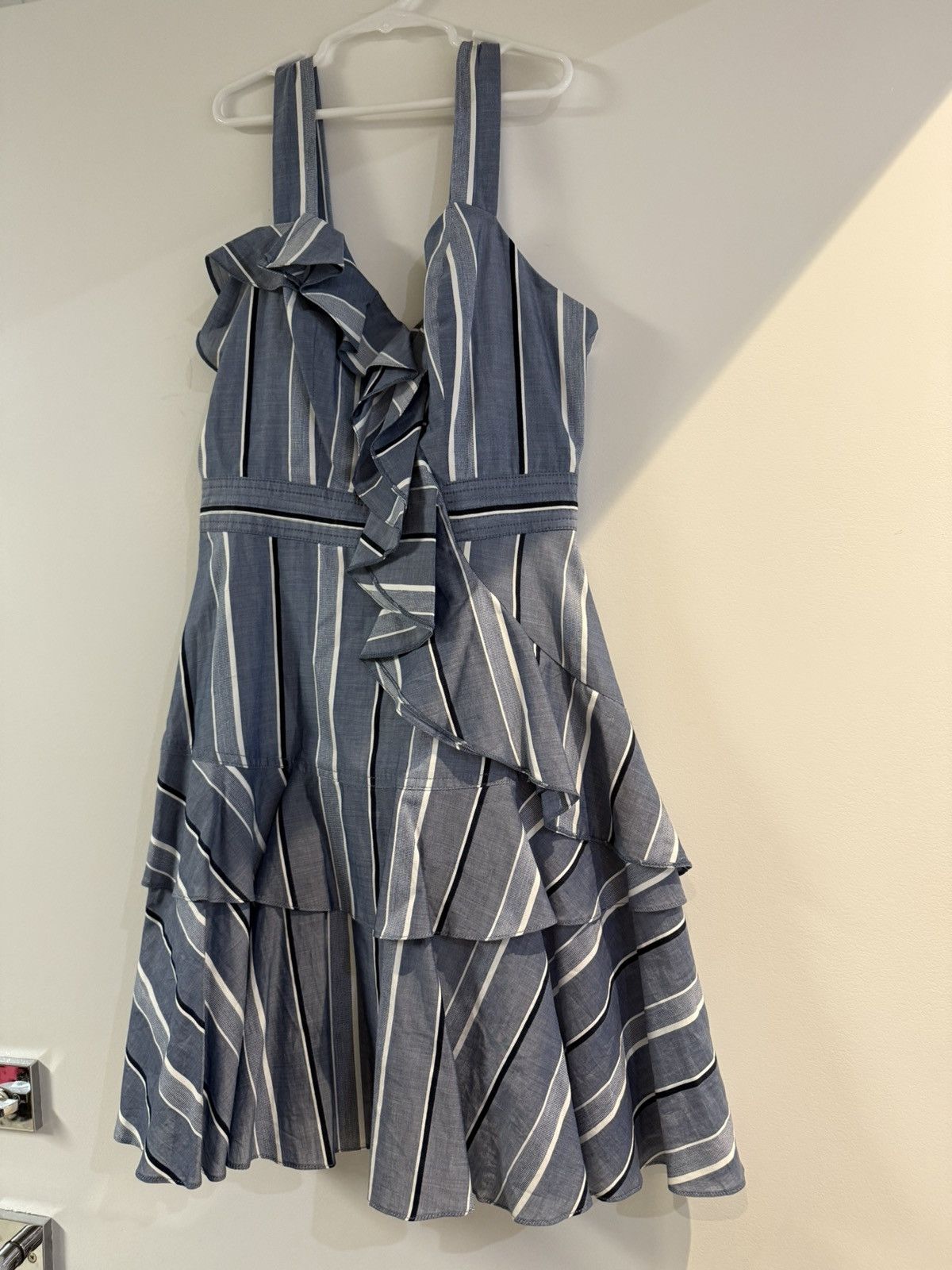 Sandro Sandro striped “denim” dress Size 1/XS-S Size XS / US 0-2 / IT 36-38 - 2 Thumbnail
