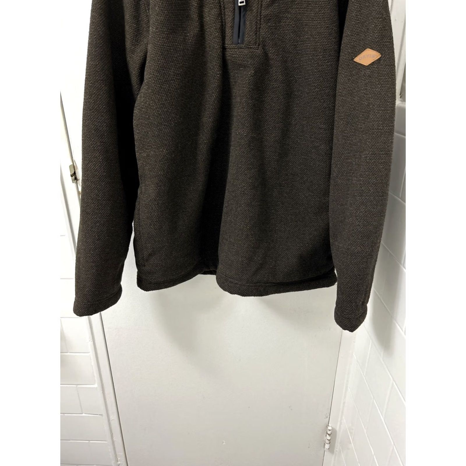Orvis Orvis Jacket Mens M Brown Brighton Sherpa Lined 1/4 Zip Pullover Sweater 1526440 Size US M / EU 48-50 / 2 - 3 Thumbnail