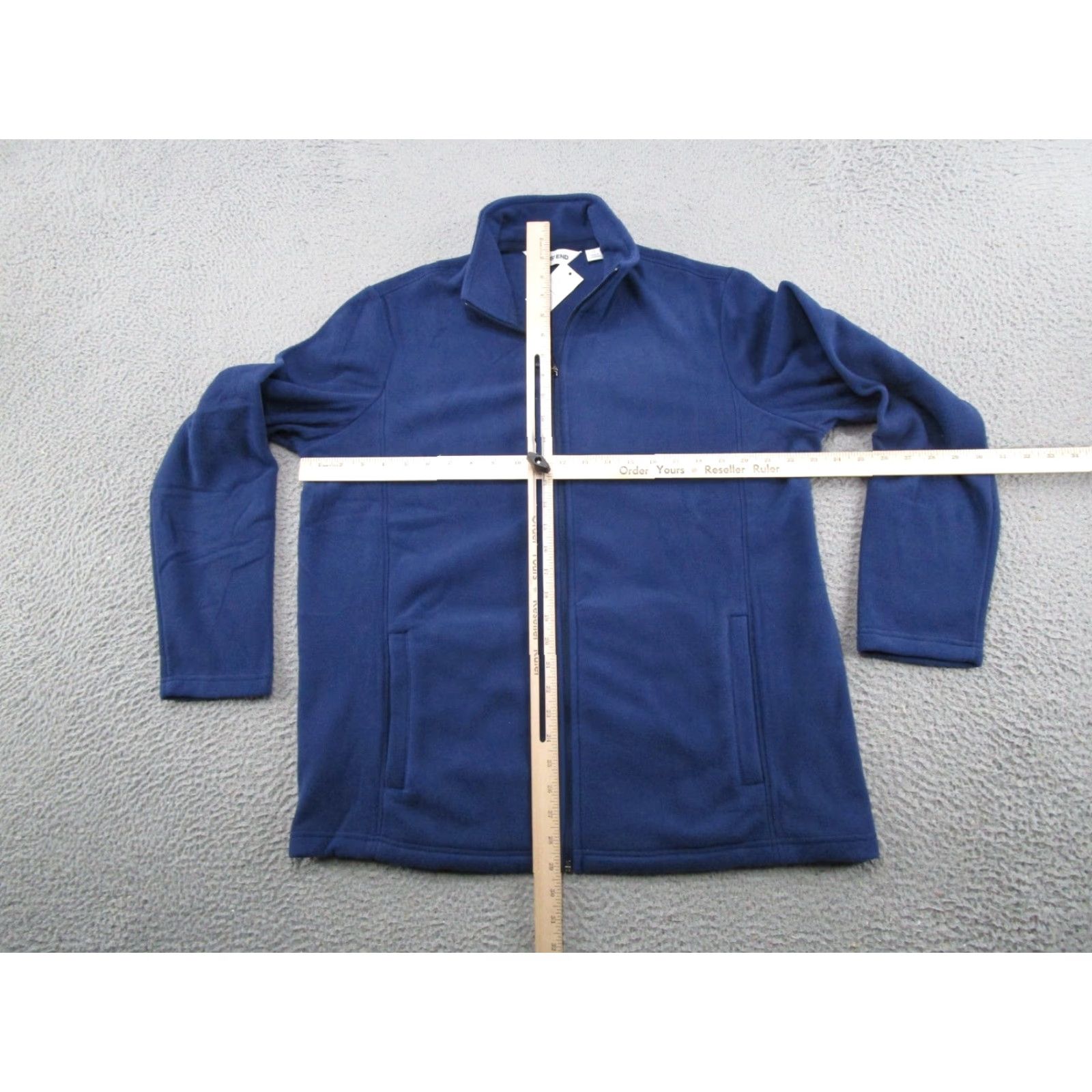 Lands' End NWT Lands’ End Womens Fleece Full Zip Lightweight Jacket XL Blue Women Regular Size XL Jacket Size XL / US 12-14 / IT 48-50 - 5 Thumbnail