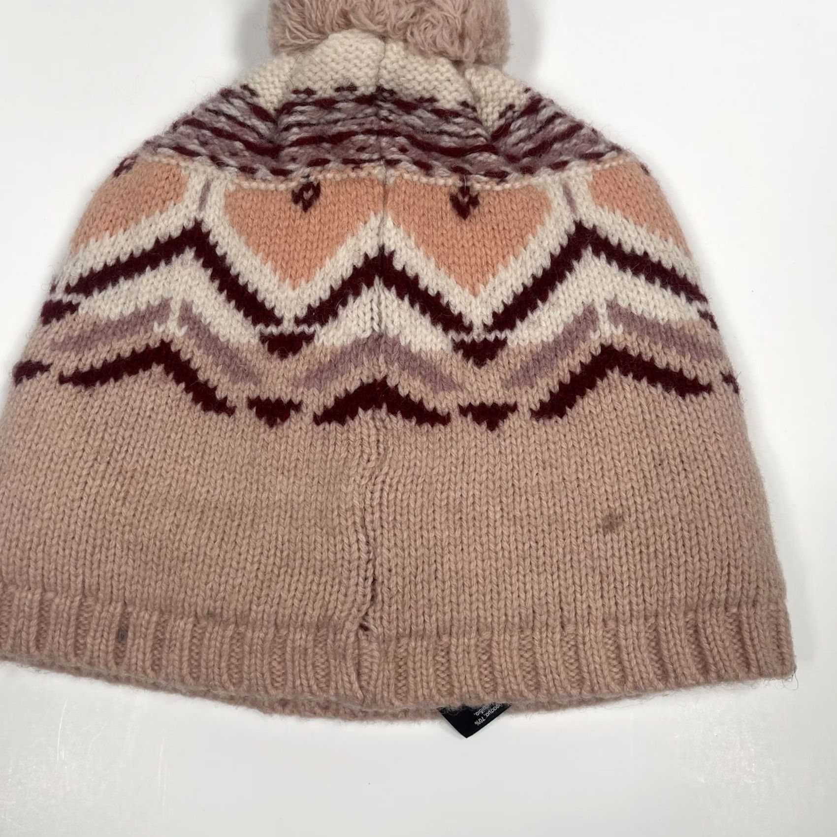 Vintage VINTAGE: No, Kari Traa Beanie Womens Winter Snow Knit Hat Pink One Size Wool Polyamide Blend Knit Logo Winter Beanie Womens Size ONE SIZE - 4 Thumbnail