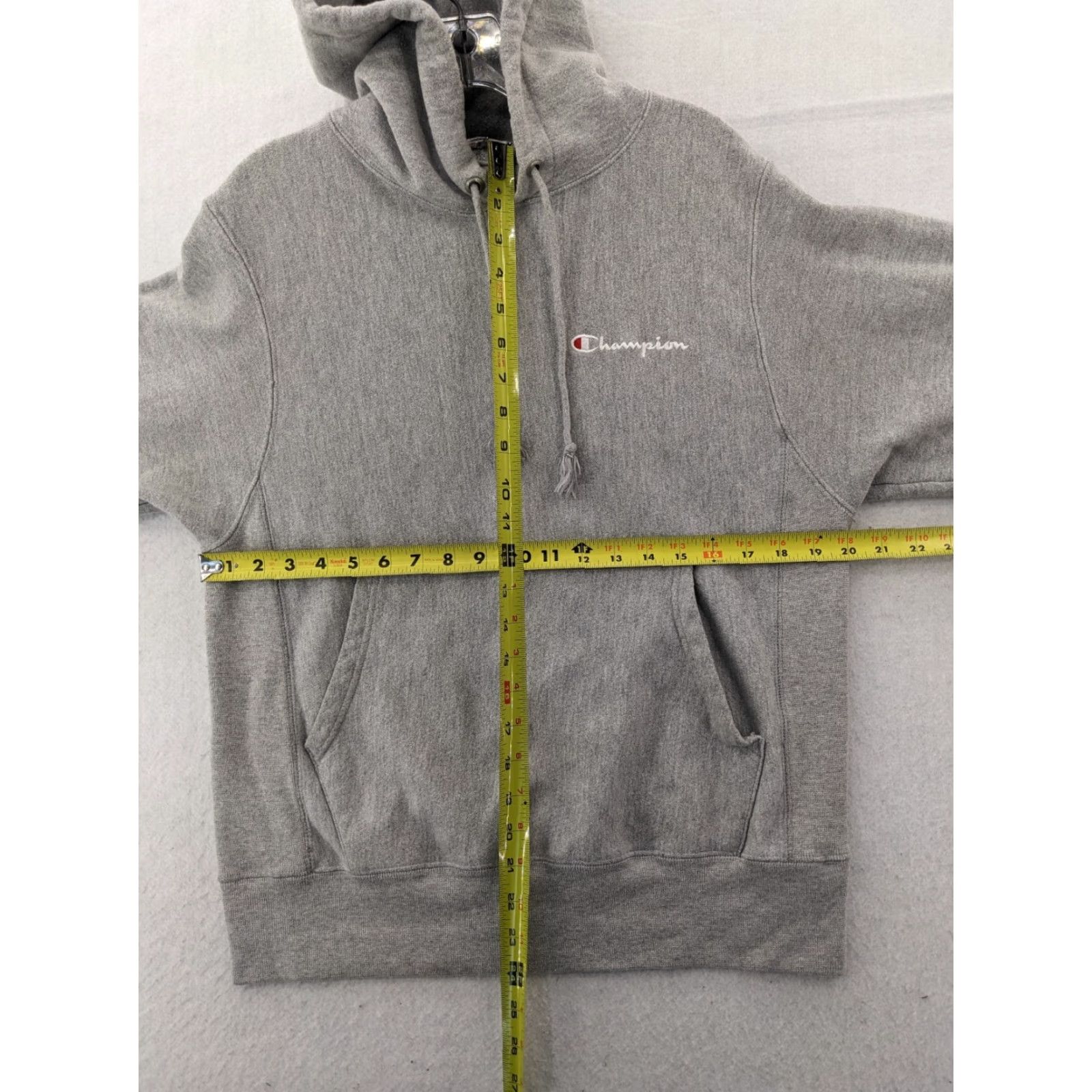 Champion Champion Hoodie Mens Small Gray Sweatshirt Long Sleeve Reverse Weave Size US S / EU 44-46 / 1 - 5 Thumbnail