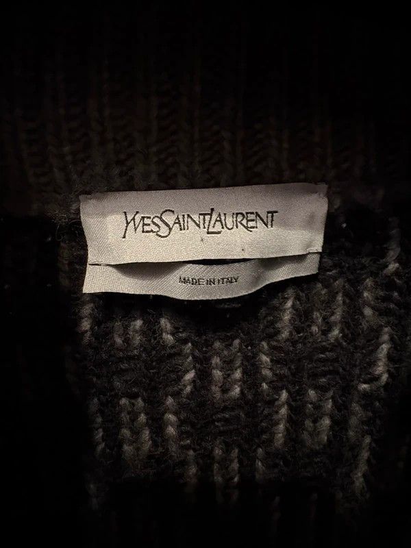 Yves Saint Laurent WOOL BELTED JACKET Size US L / EU 52-54 / 3 - 3 Thumbnail