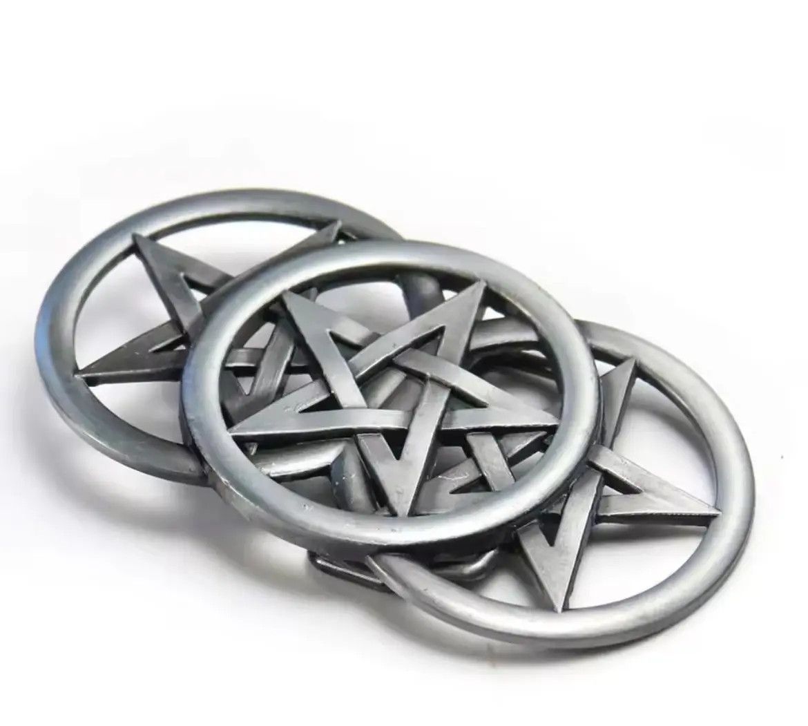 Japanese Brand Metal Pentagram Star Belt Buckle Size ONE SIZE - 3 Thumbnail
