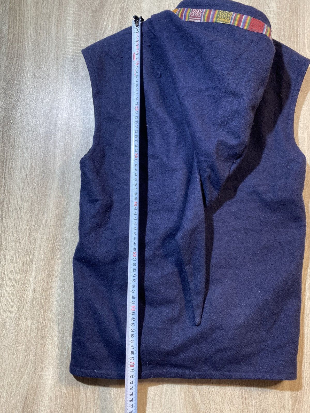 Designer × Vintage Vintage Wool vest made in Nepal women’s size L Size L / US 10 / IT 46 - 11 Thumbnail