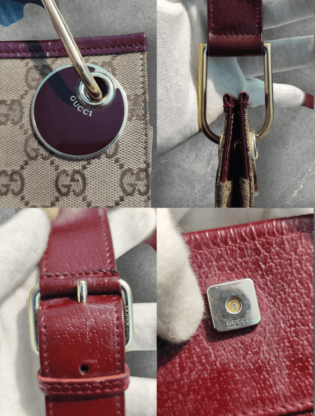 Gucci Gucci GG Monogram Canvas Eclipse Small Messenger Bag Size ONE SIZE - 10 Thumbnail