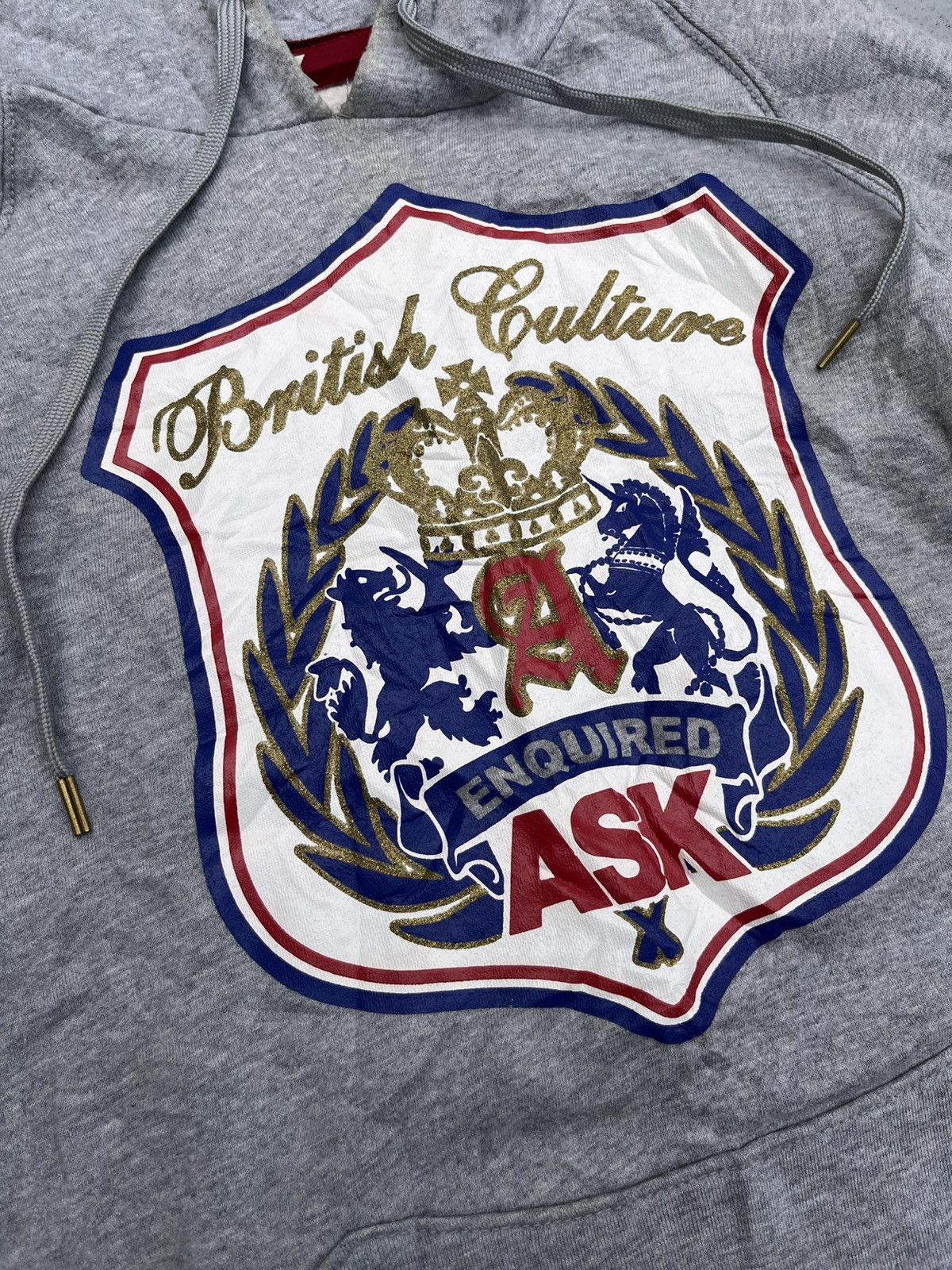 Japanese Brand Ask Enquiared British Culture Hoodie Lgb Punk Size US S / EU 44-46 / 1 - 3 Thumbnail