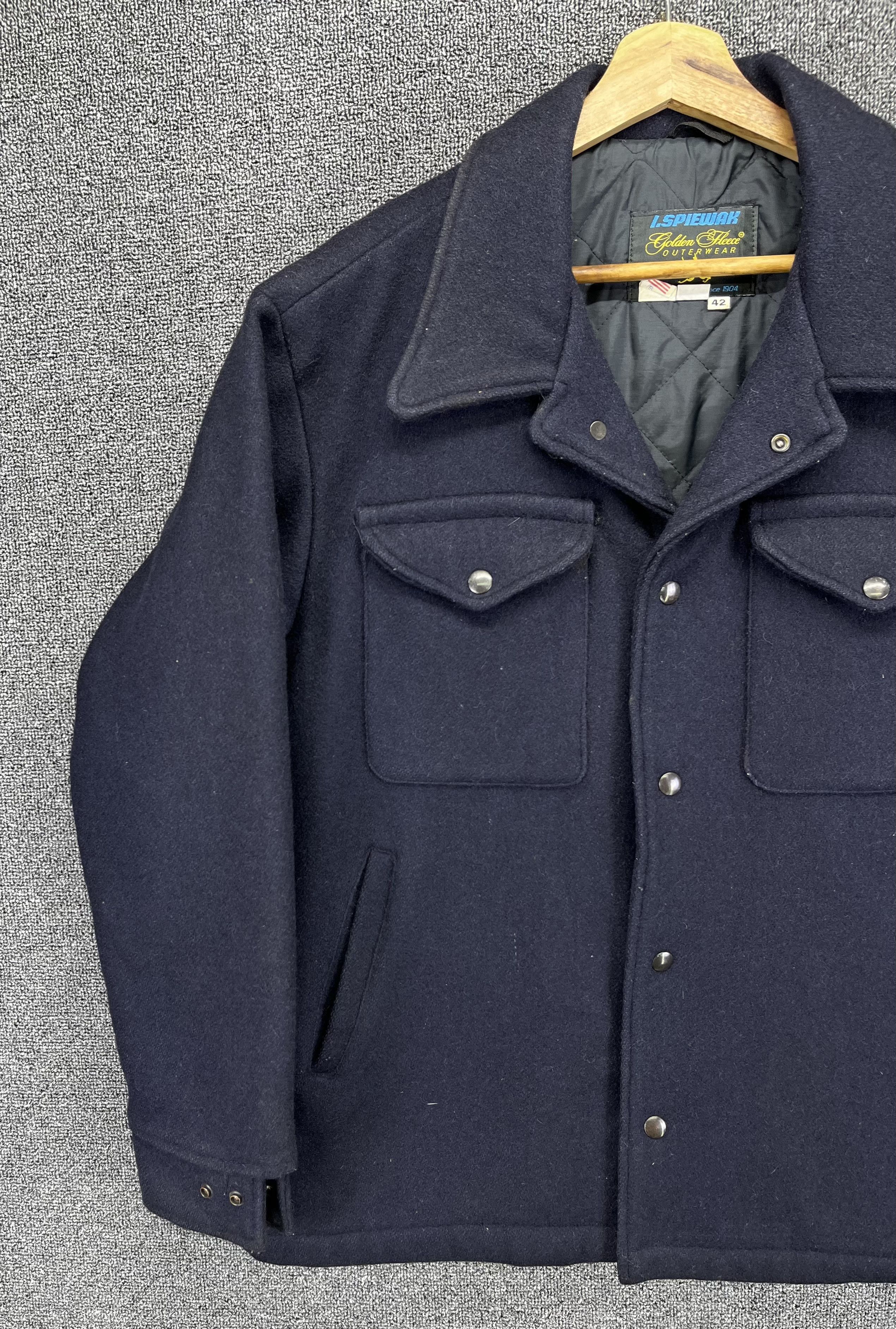 I. Spiewak And Sons Vintage I. Spiewak And Sons Rare Button Up Wool Jacket Size US M / EU 48-50 / 2 - 3 Thumbnail
