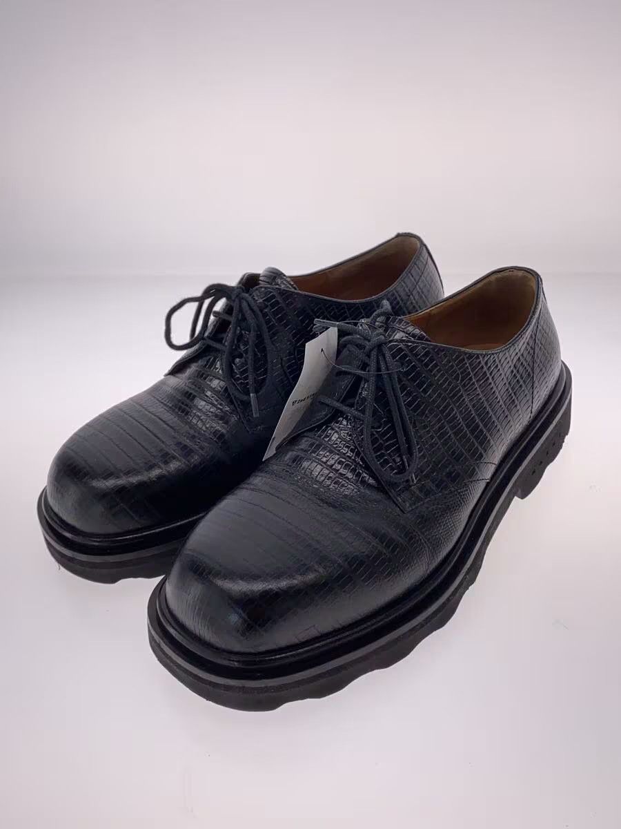 Marni Crocodile Embossed Leather Chunky Derby Shoes Size US 7 / EU 40 - 2 Thumbnail