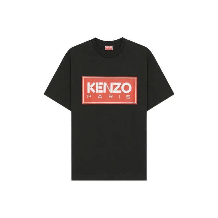 Kenzo Kenzo Black Logo Print Short Sleeve T-Shirt -2507 Size US M / EU 48-50 / 2 - 1 Thumbnail