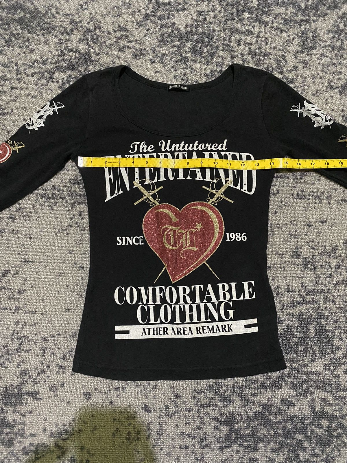 Hysteric Glamour × If Six Was Nine × Japanese Brand Y2k Jessy Logan ifsixwasnine longsleeve Size S / US 4 / IT 40 - 7 Thumbnail