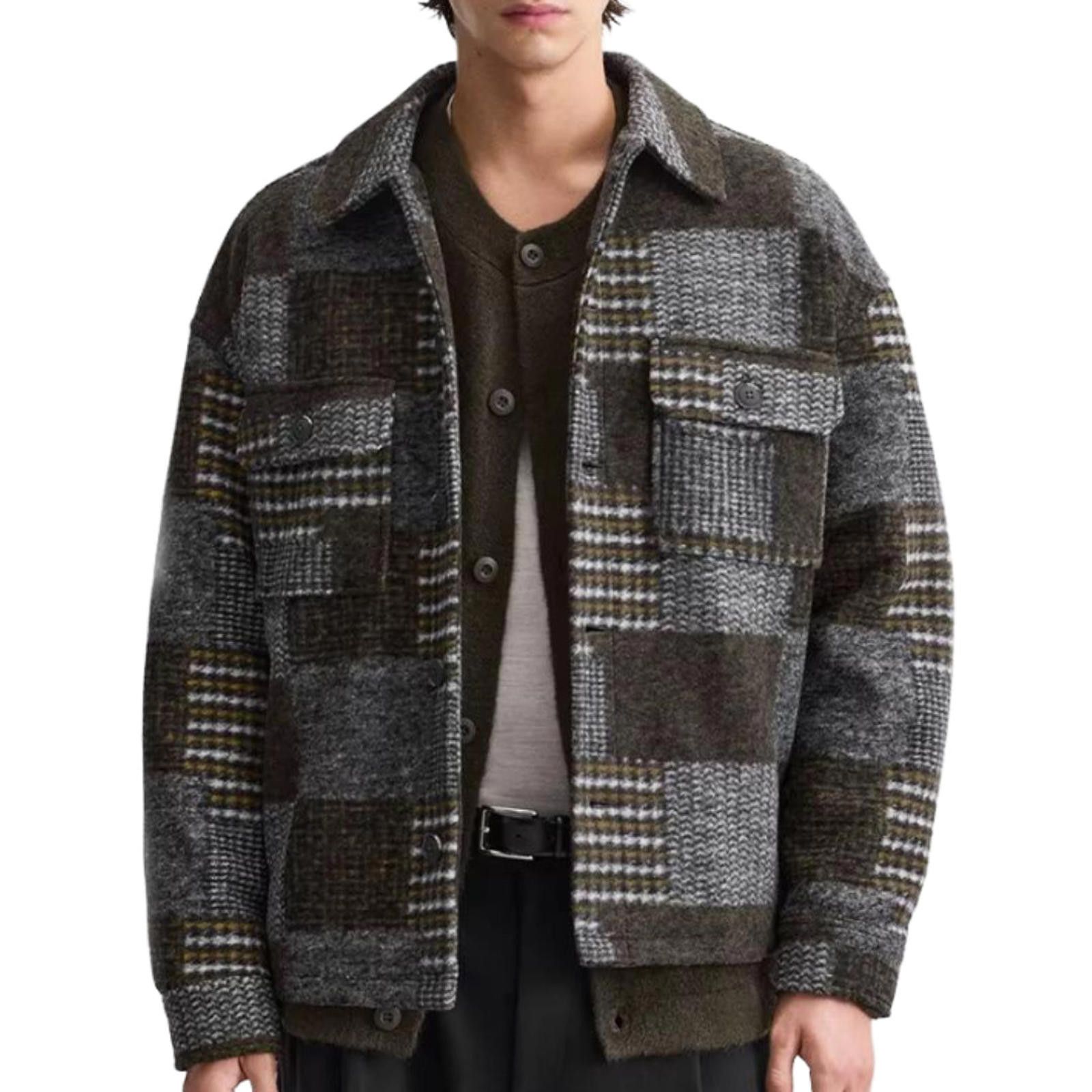 Vintage Plaid Check Button Jacket Size US M / EU 48-50 / 2 - 1 Thumbnail