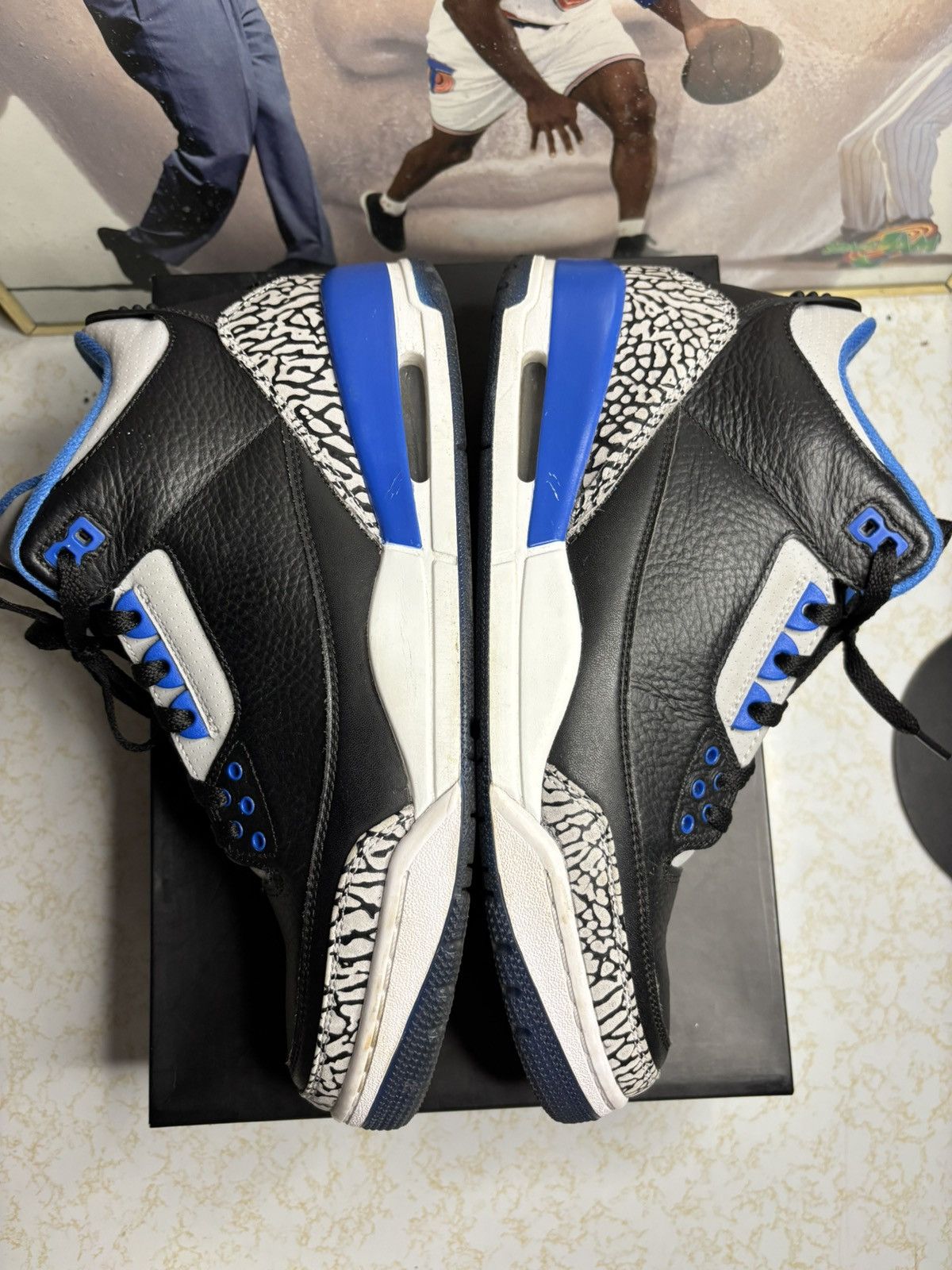 Jordan Brand Jordan Retro 3 ‘sport blue’ Size US 10 / EU 43 - 4 Thumbnail