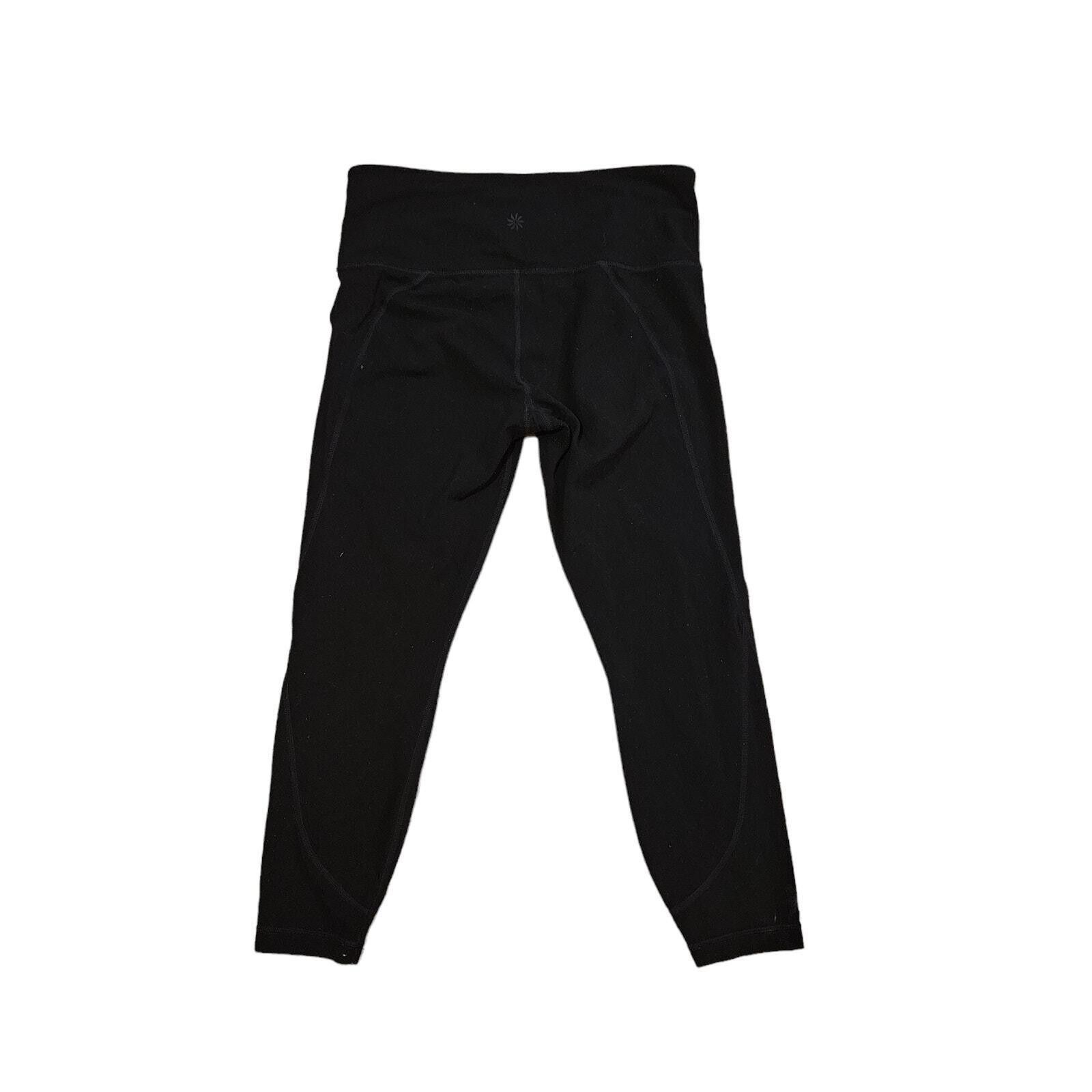 Designer Athleta Ankle Leggings Skinny Stretch Women's Black Size MP Size 32" / US 10 / IT 46 - 3 Thumbnail