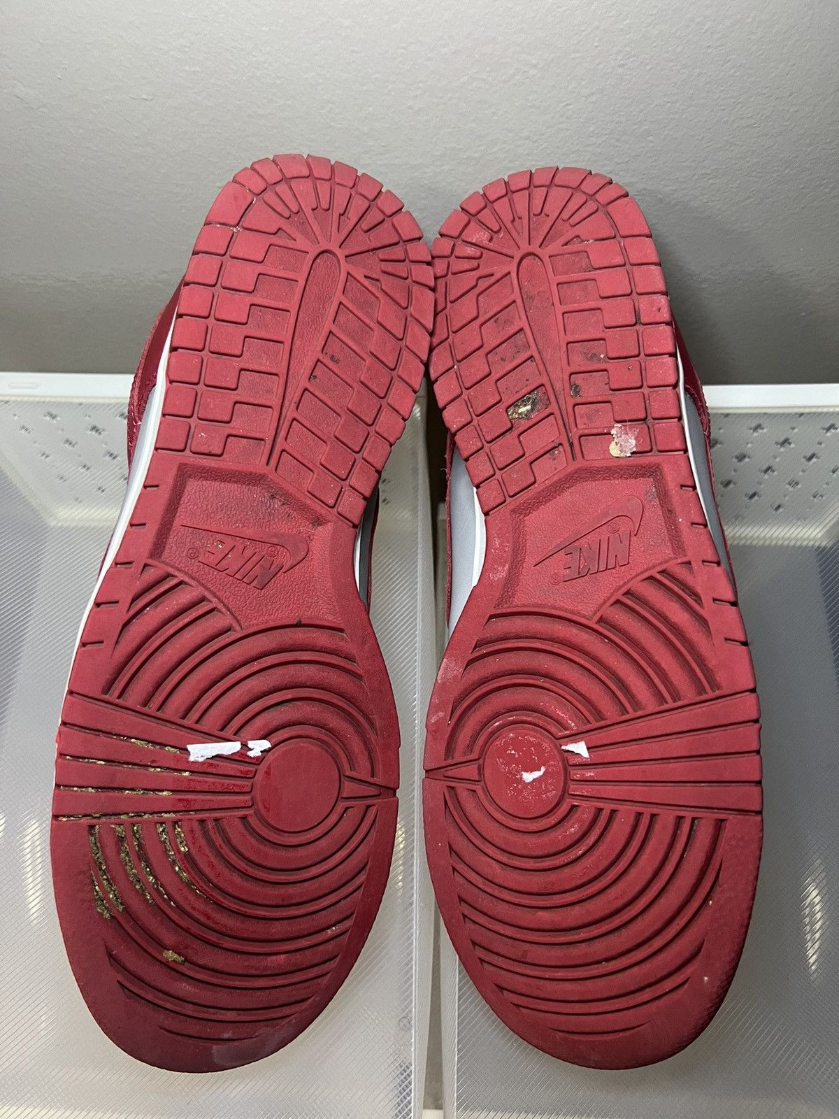 Nike Nike Dunk Low UNLV SP 2021 Nike Air Red Gray Men Size 10 Size US 10 / EU 43 - 5 Thumbnail