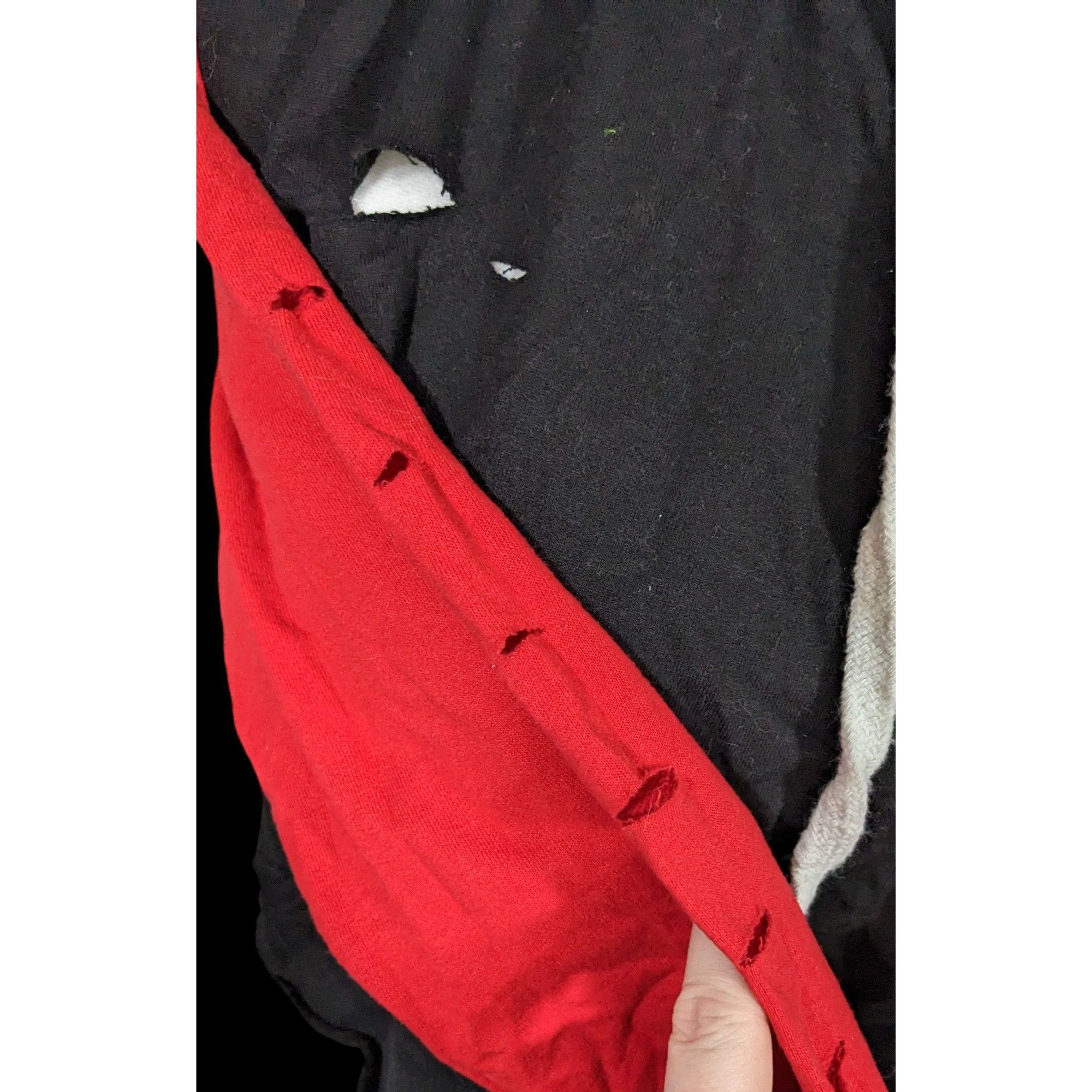 Other Trendy Streetwear Distressed Cropped Hoodie by Thrill 94 Size M / US 6-8 / IT 42-44 - 3 Thumbnail