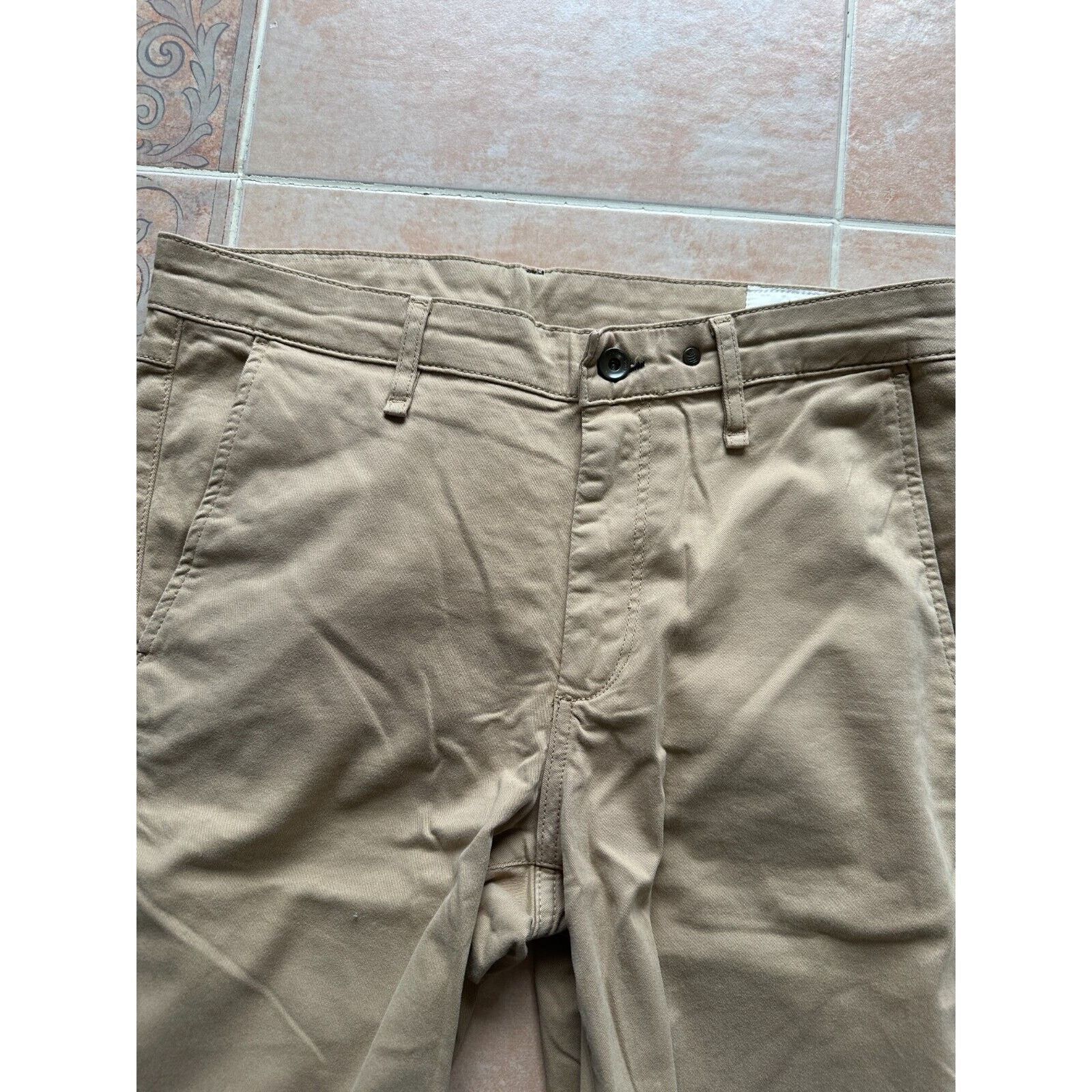 Rag & Bone Rag & Bone Fit Stretch Twill Chino Men 32 Cornstalk Pant Size US 32 / EU 48 - 4 Thumbnail