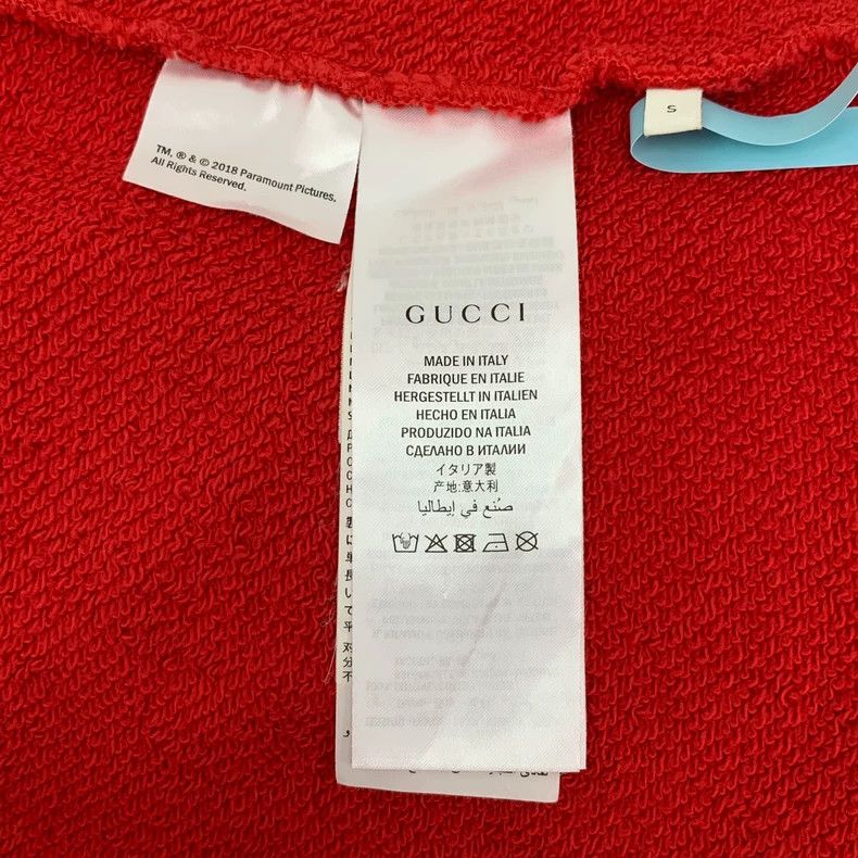 Gucci Gucci Red snow mountain sequin cotton round-neck long-slee Size US S / EU 44-46 / 1 - 6 Thumbnail