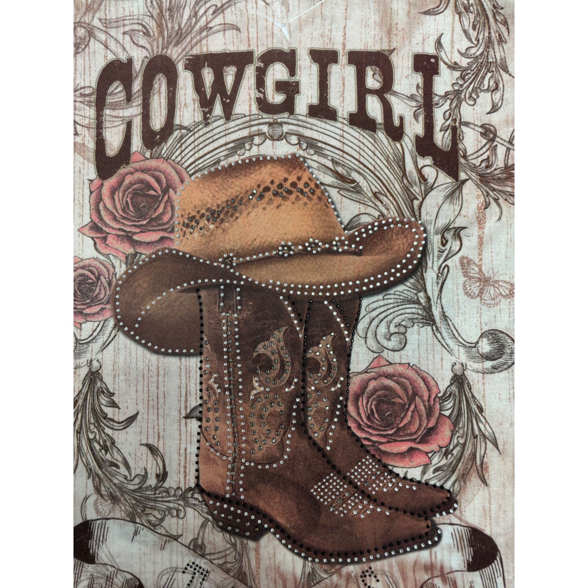 Other L Cow Girl Rhinestones T Size L / US 10 / IT 46 - 3 Thumbnail