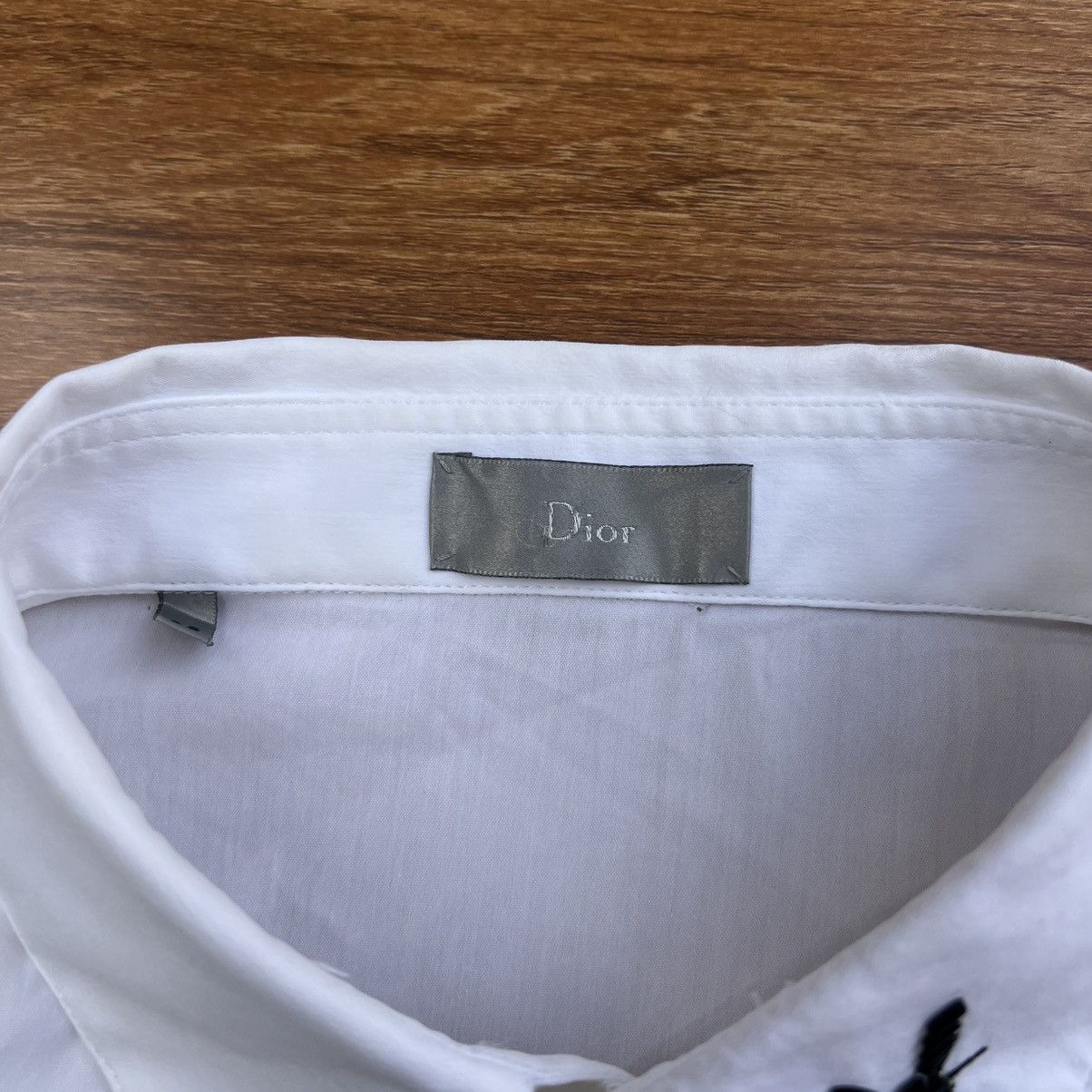 Dior DIOR 14AW BEE Bijou Embellished Long Sleeve Shirt. Size US XXS / EU 40 - 3 Thumbnail