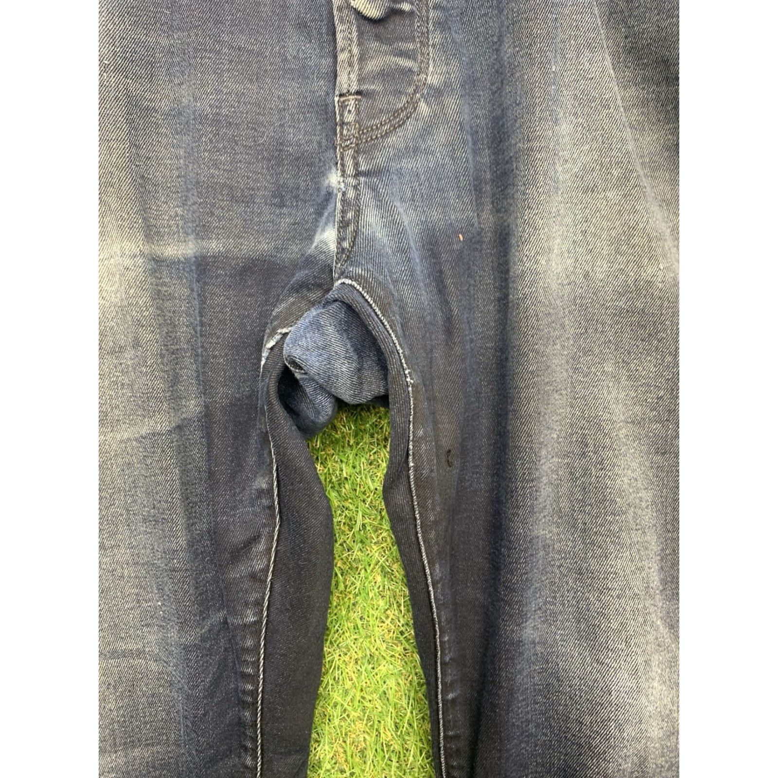 G-Star G Star RAW Jeans Mens 34x32 Blue Arc 3D Slim Thrashed Rockstar Denim Grunge y2k Size US 34 / EU 50 - 4 Thumbnail