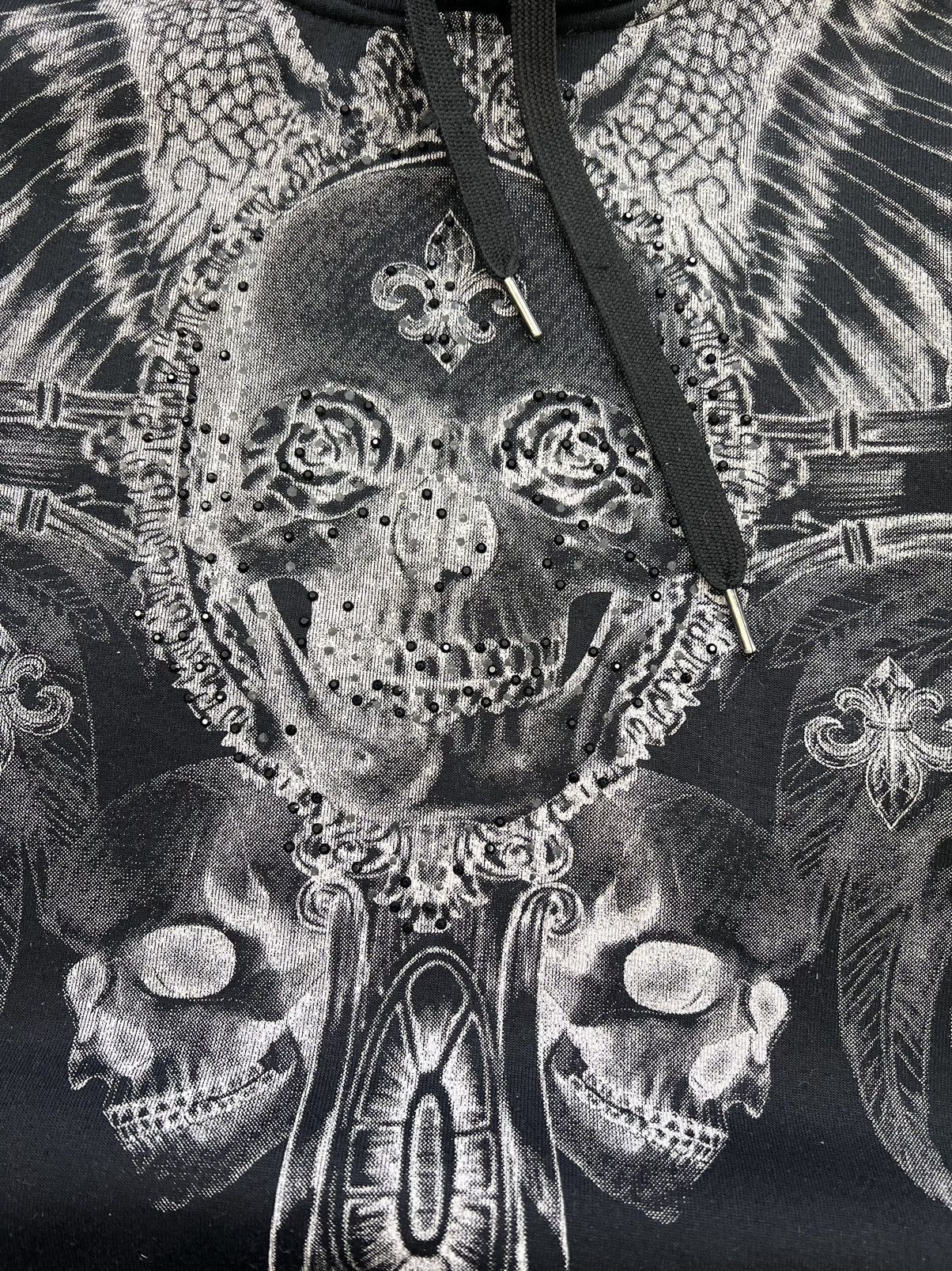 Affliction × Hysteric Glamour VINTAGE BOXY SKULL GRUNDE 90s japanese edhardy hoodie y2k Size US M / EU 48-50 / 2 - 5 Thumbnail
