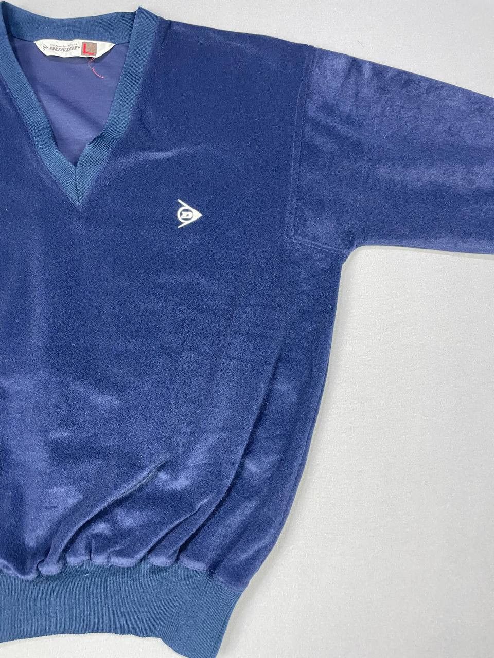 Dunlop Vintage 70s/80s DUNLOP Golf Velvet Long sleeves Sweater Size US L / EU 52-54 / 3 - 5 Thumbnail